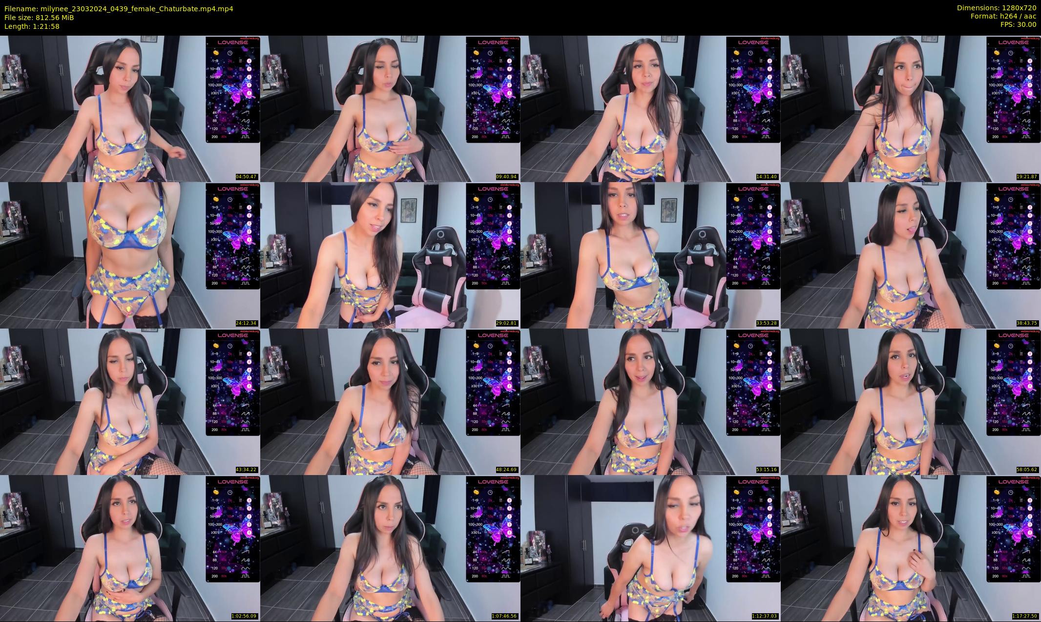 milynee — 82 minute Chaturbate female cam show recording, 720p, Mar 23, 2024