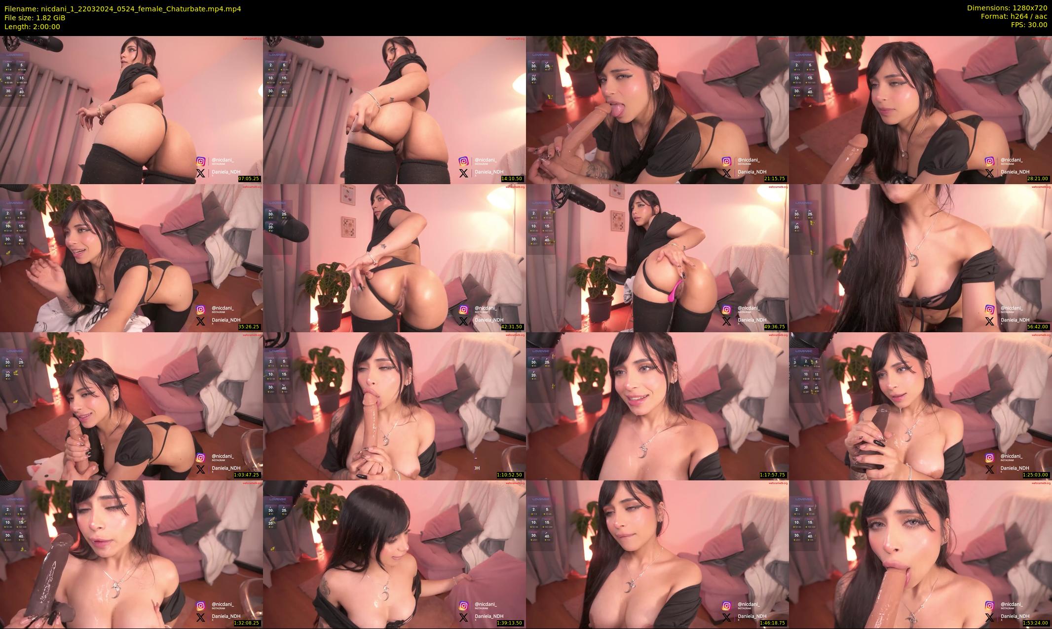 nicdani_1 — 120 minute Chaturbate female cam show recording, 720p, Mar 22, 2024