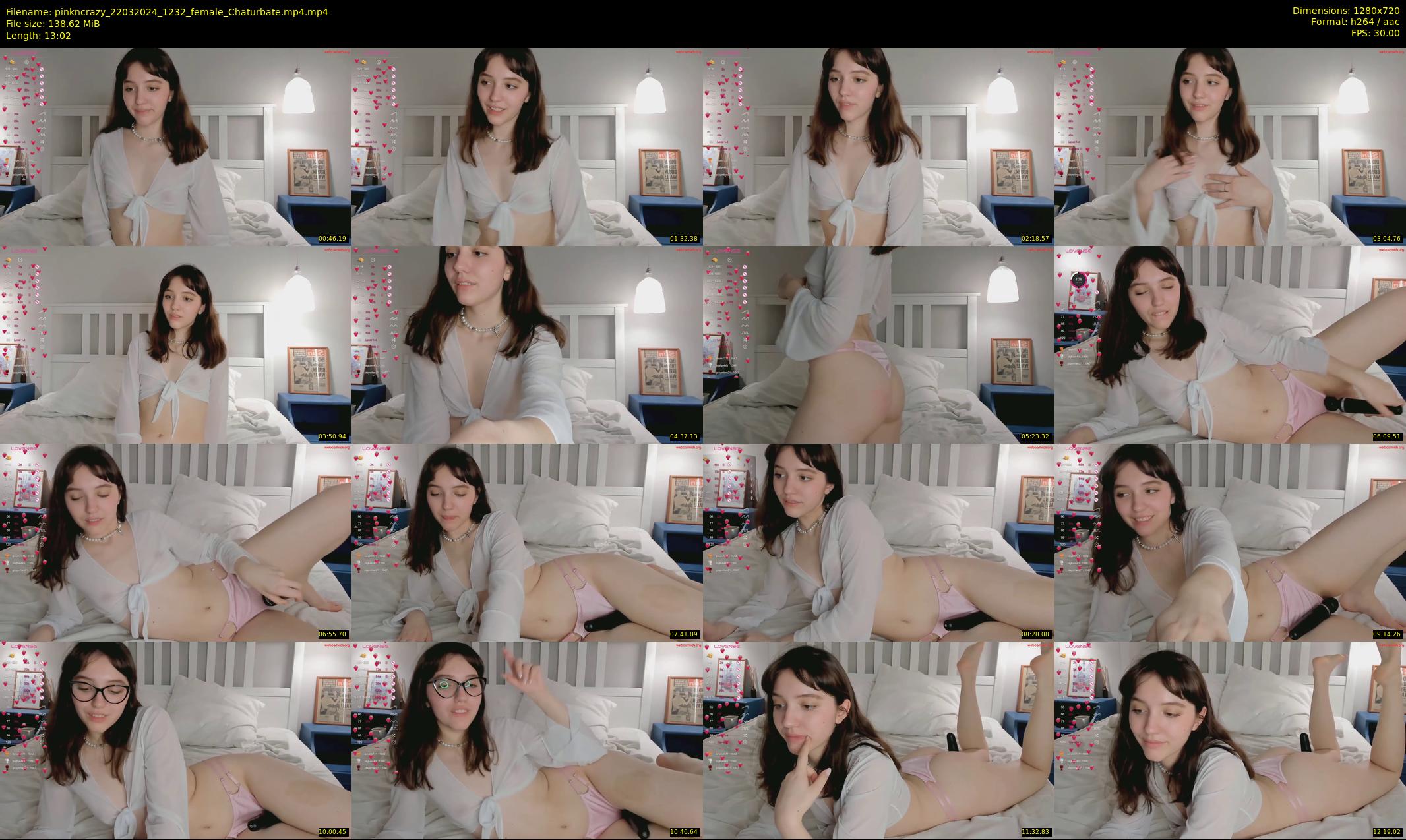 pinkncrazy — 14 minute Chaturbate female cam show recording, 720p, Mar 22, 2024
