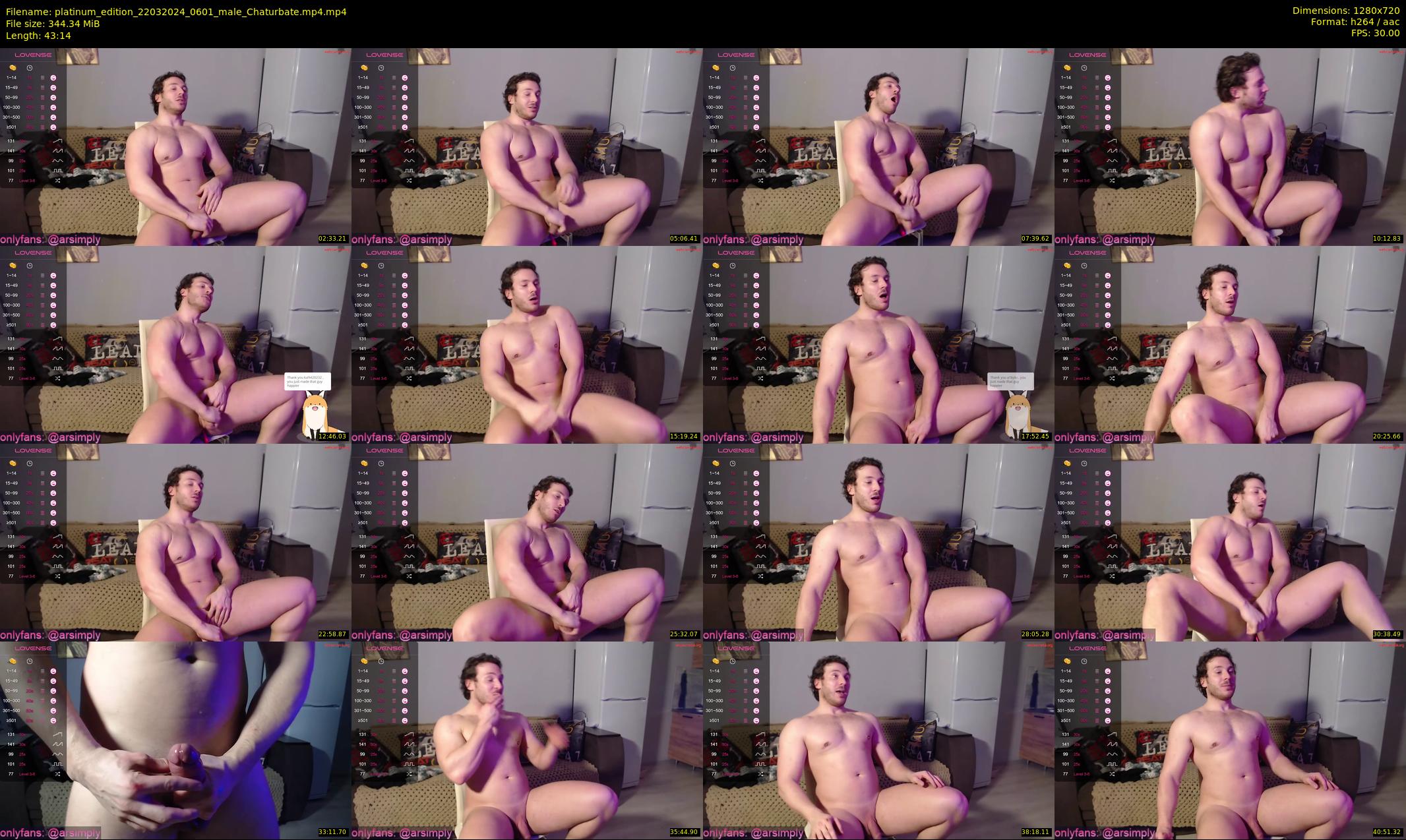 platinum_edition — 44 minute Chaturbate male cam show recording, 720p, Mar 22, 2024