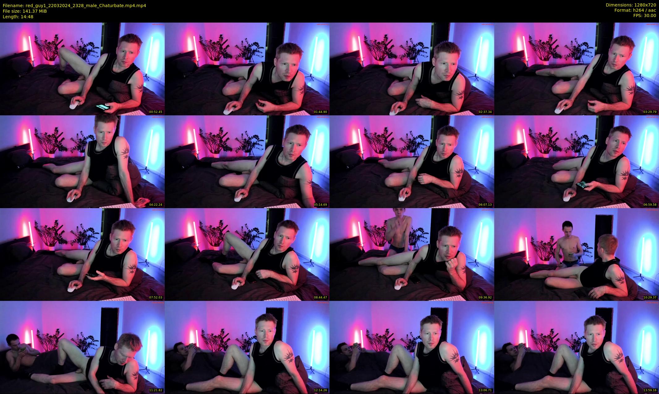 red_guy1 — 15 minute Chaturbate male cam show recording, 720p, Mar 22, 2024