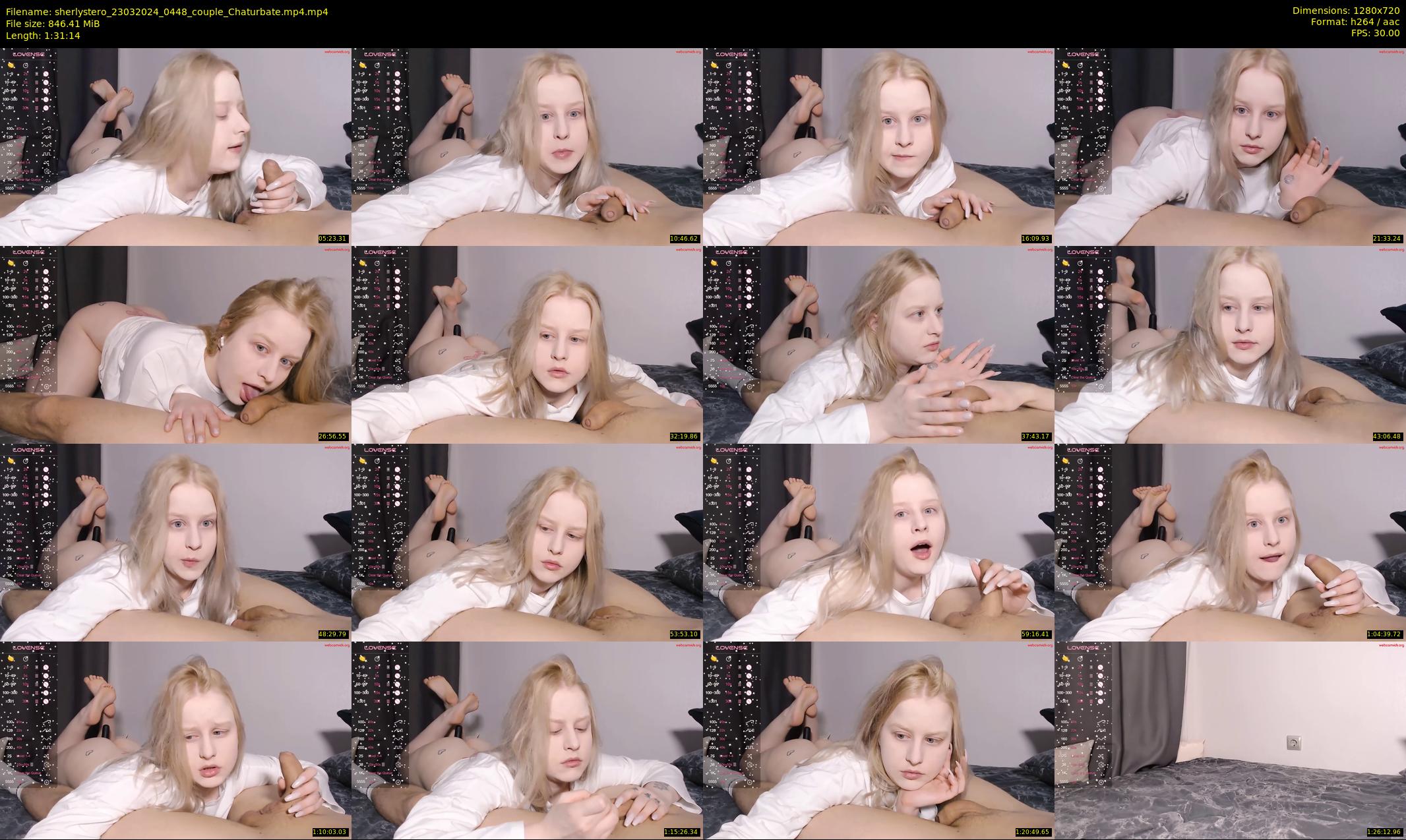sherlystero — 92 minute Chaturbate couple cam show recording, 720p, Mar 23, 2024