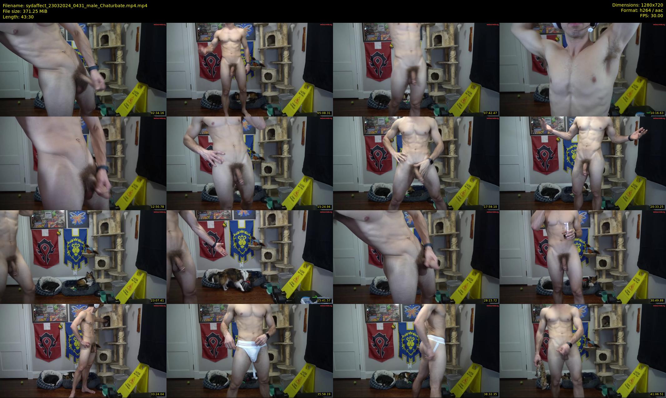 sydaffect — 44 minute Chaturbate male cam show recording, 720p, Mar 23, 2024