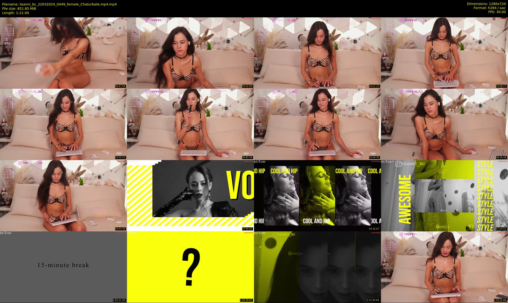 taanni_bc — 81 minute Chaturbate female cam show recording, 720p, Mar 22, 2024