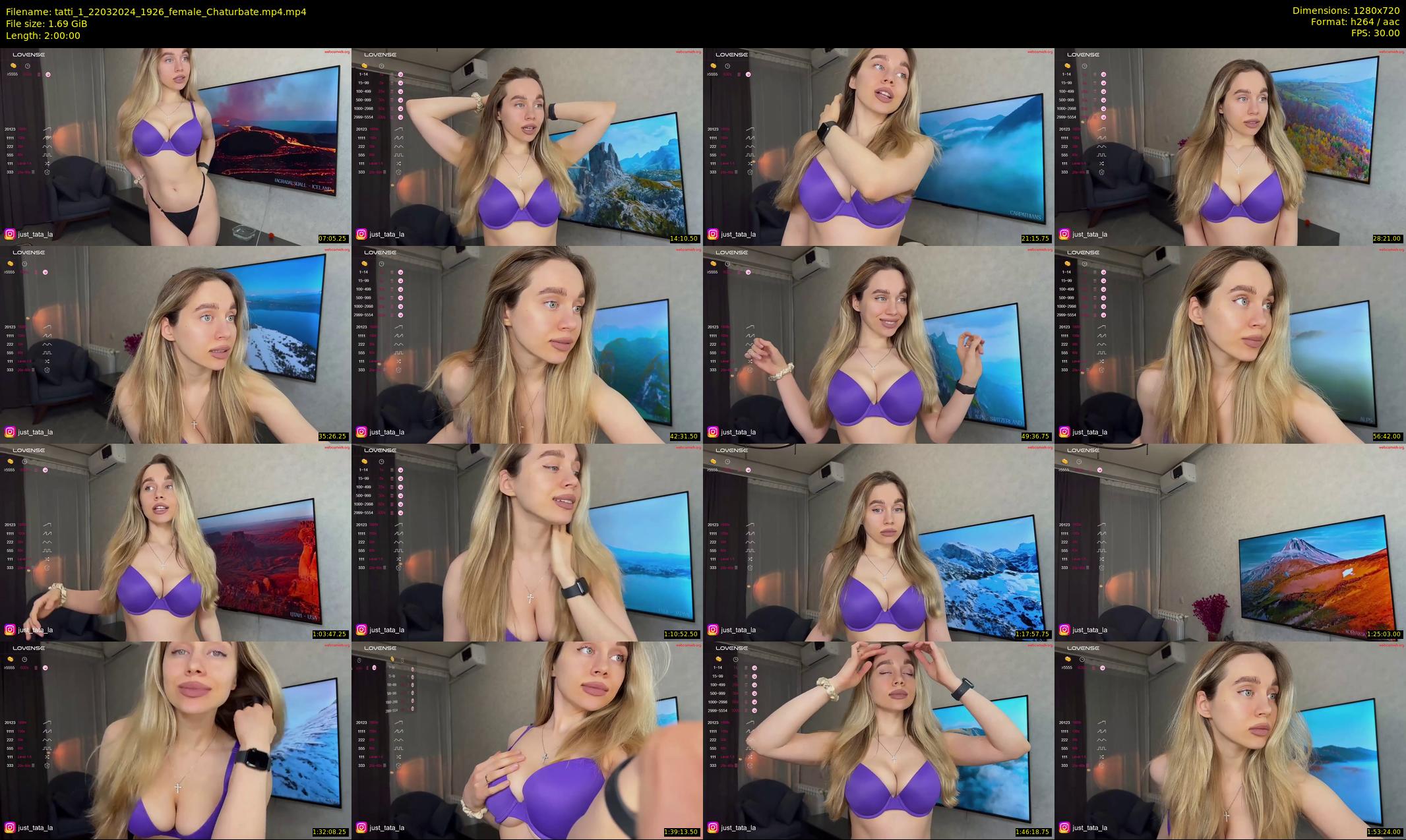 tatti_1 — 120 minute Chaturbate female cam show recording, 720p, Mar 22, 2024