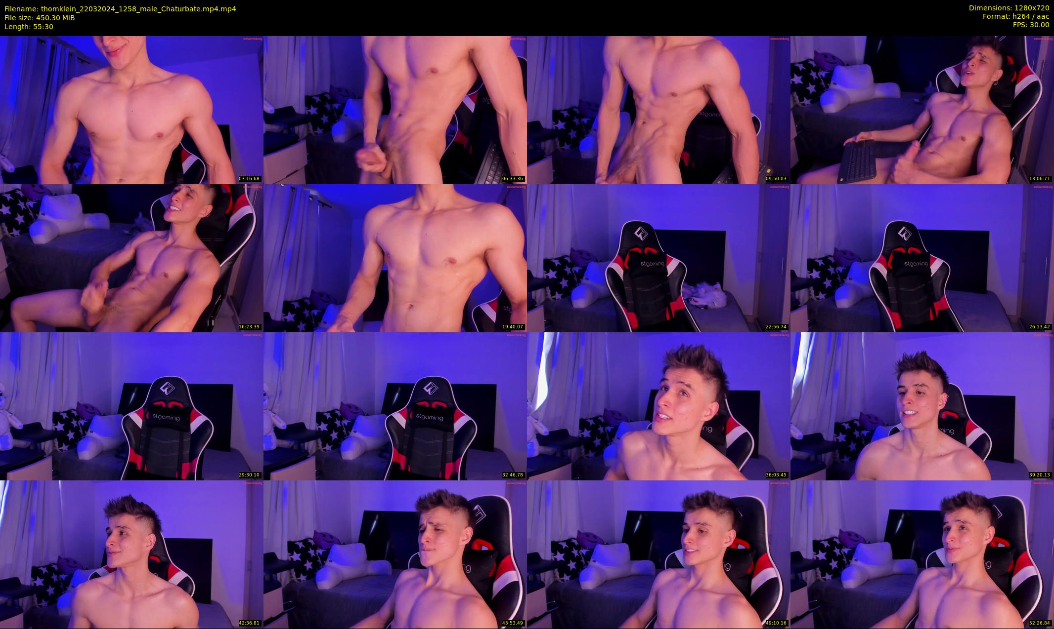 thomklein — 56 minute Chaturbate male cam show recording, 720p, Mar 22, 2024