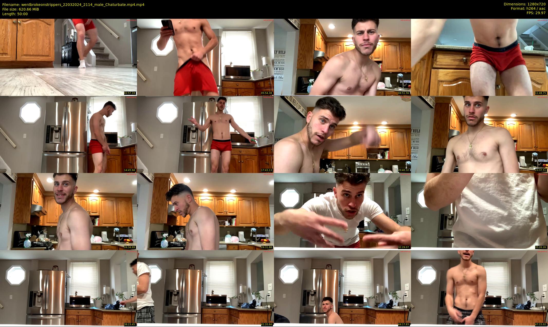 wentbrokeonstrippers — 50 minute Chaturbate male cam show recording, 720p, Mar 22, 2024