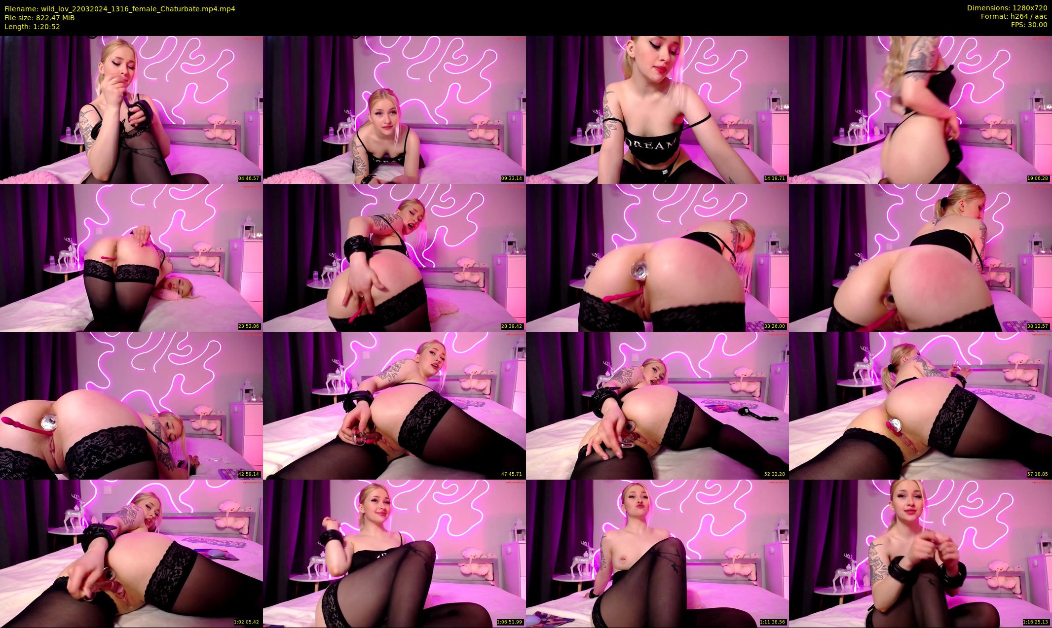 wild_lov — 81 minute Chaturbate female cam show recording, 720p, Mar 22, 2024