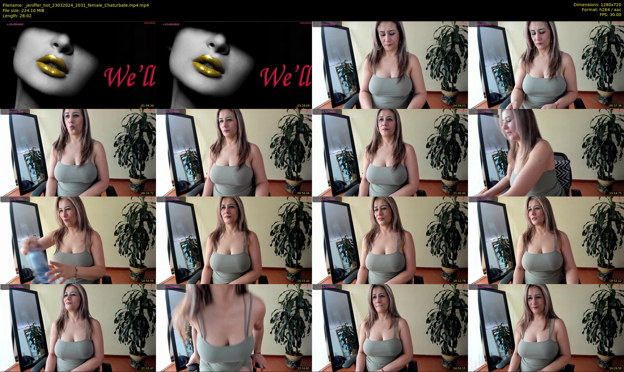 _jeniffer_hot — 29 minute Chaturbate female cam show recording, 720p, Mar 23, 2024