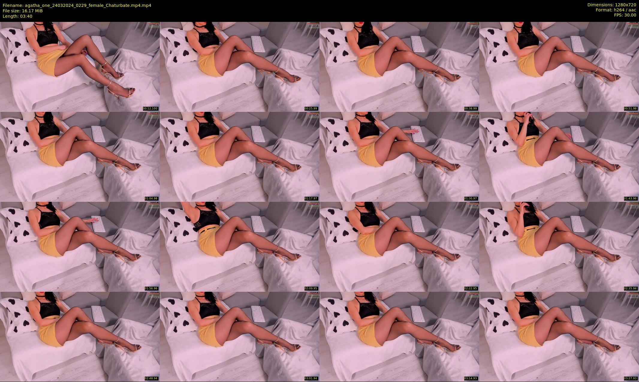agatha_one — 4 minute Chaturbate female cam show recording, 720p, Mar 24, 2024