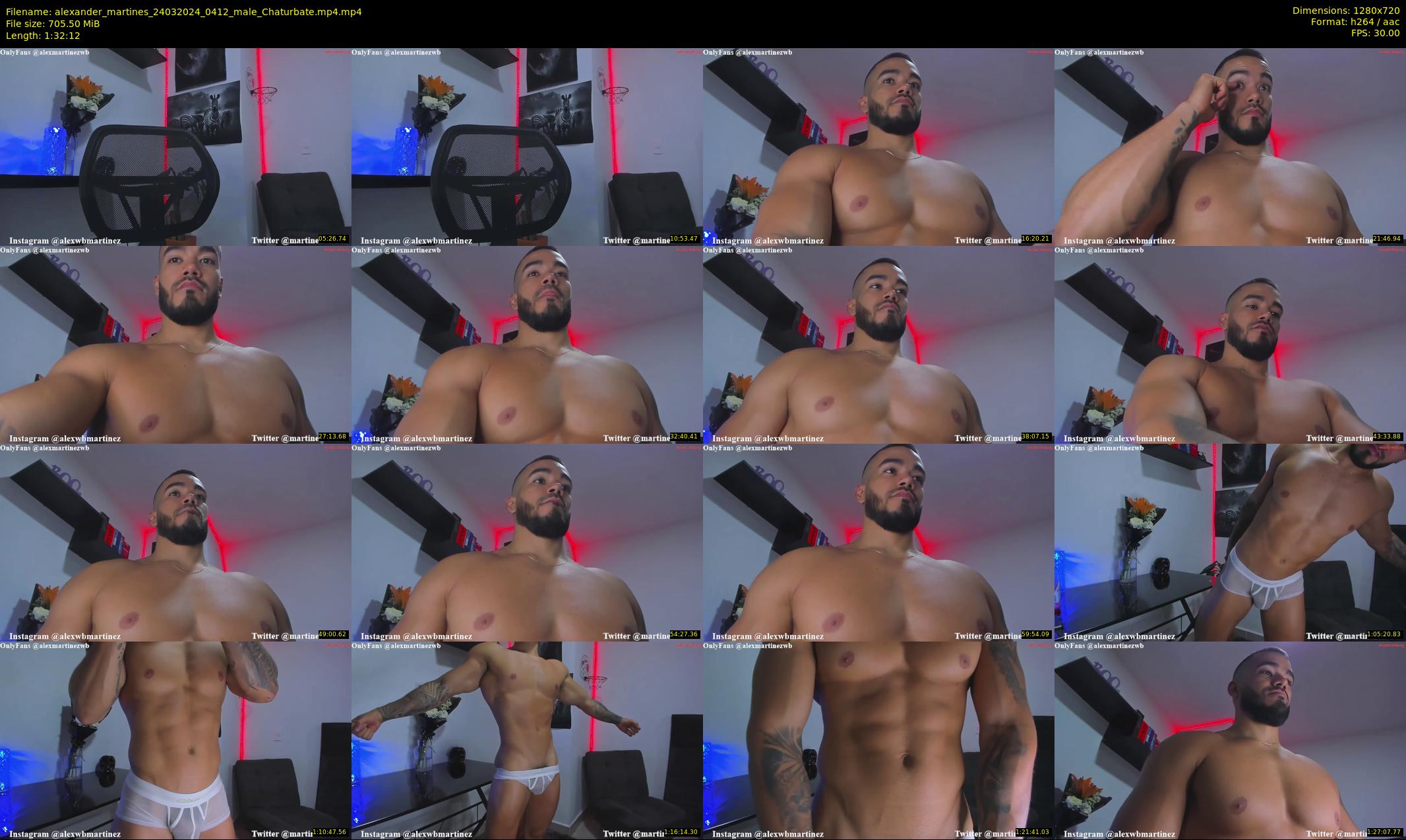 alexander_martines — 93 minute Chaturbate male cam show recording, 720p, Mar 24, 2024