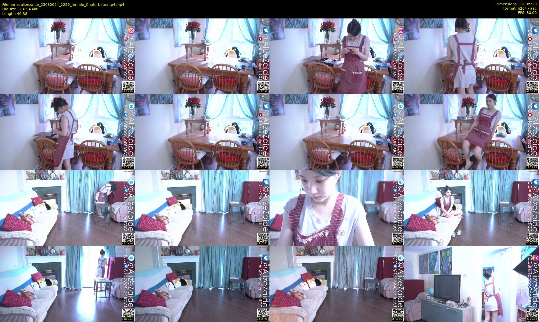 alizezaide — 41 minute Chaturbate female cam show recording, 720p, Mar 23, 2024