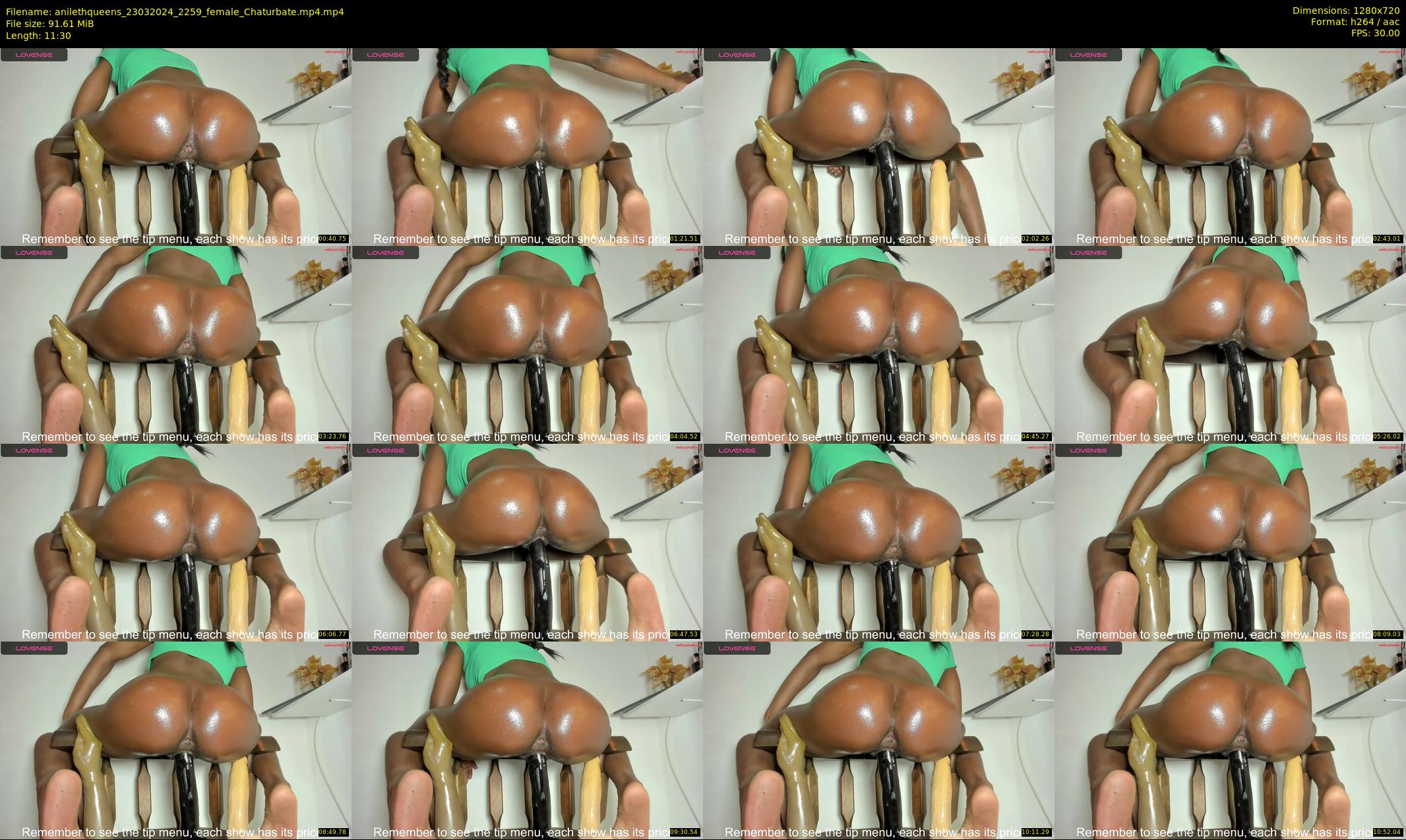 anilethqueens — 12 minute Chaturbate female cam show recording, 720p, Mar 23, 2024