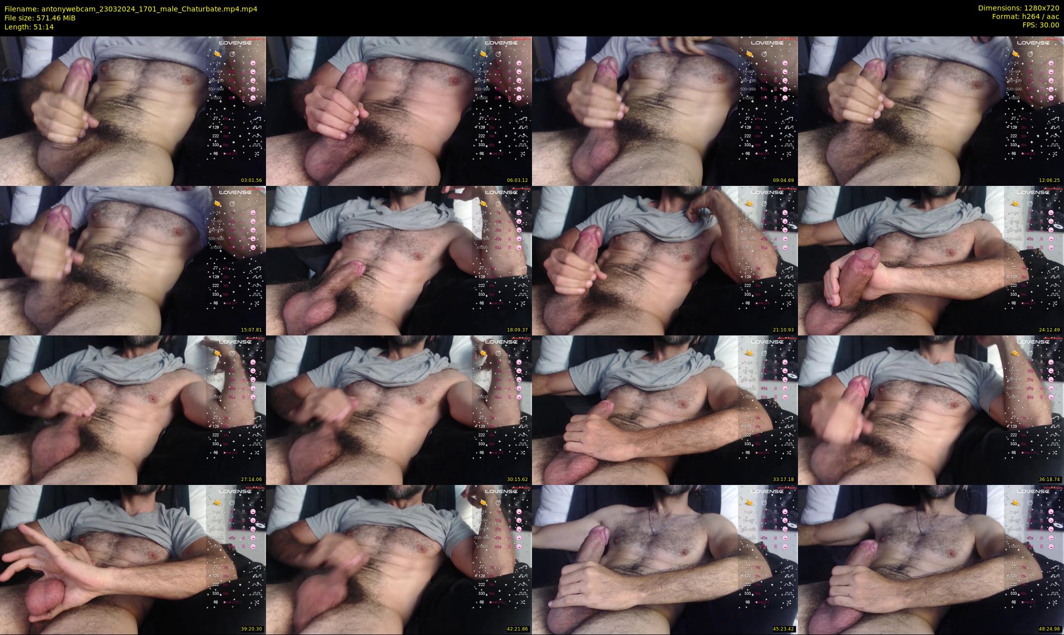 antonywebcam — 52 minute Chaturbate male cam show recording, 720p, Mar 23, 2024