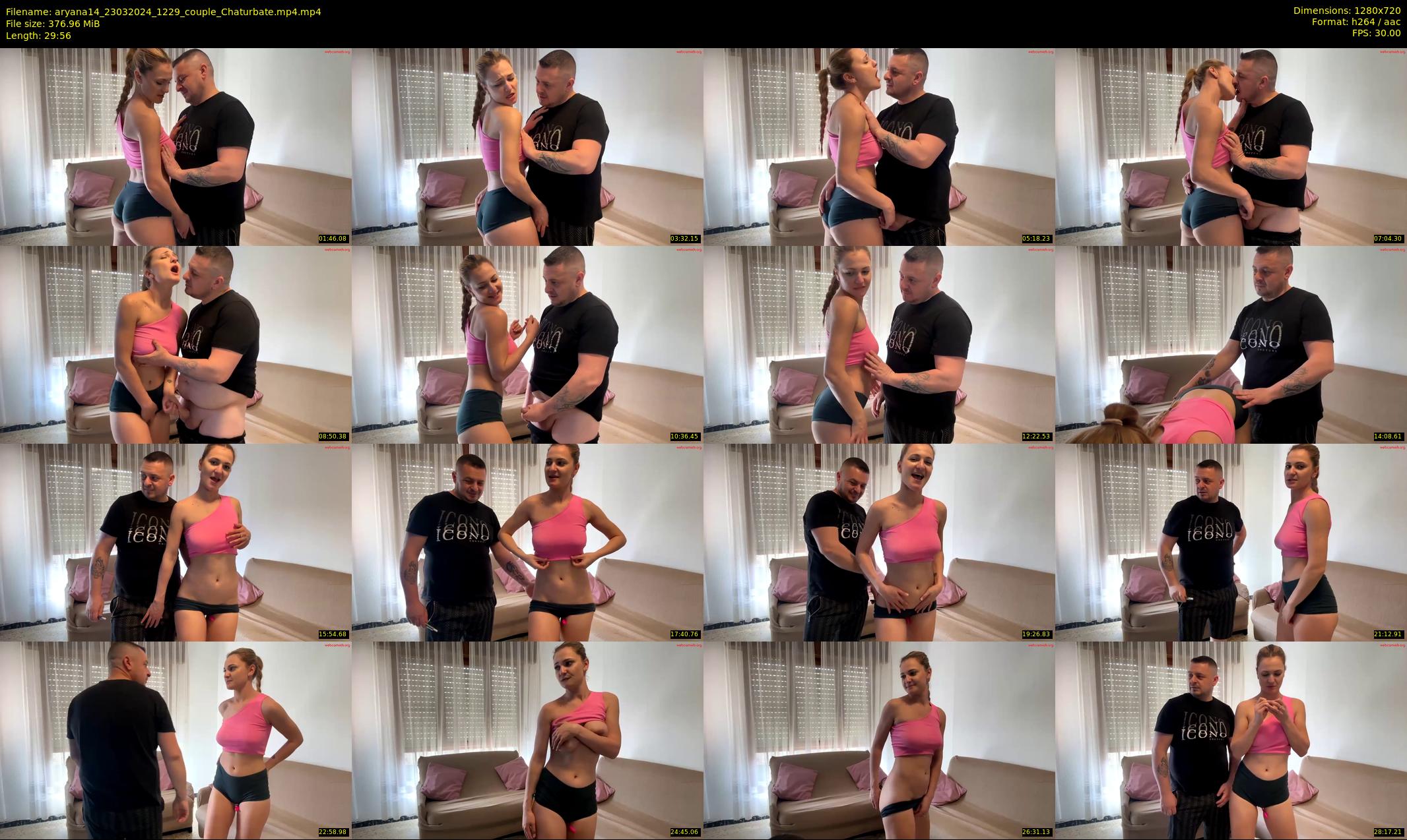 aryana14 — 30 minute Chaturbate couple cam show recording, 720p, Mar 23, 2024
