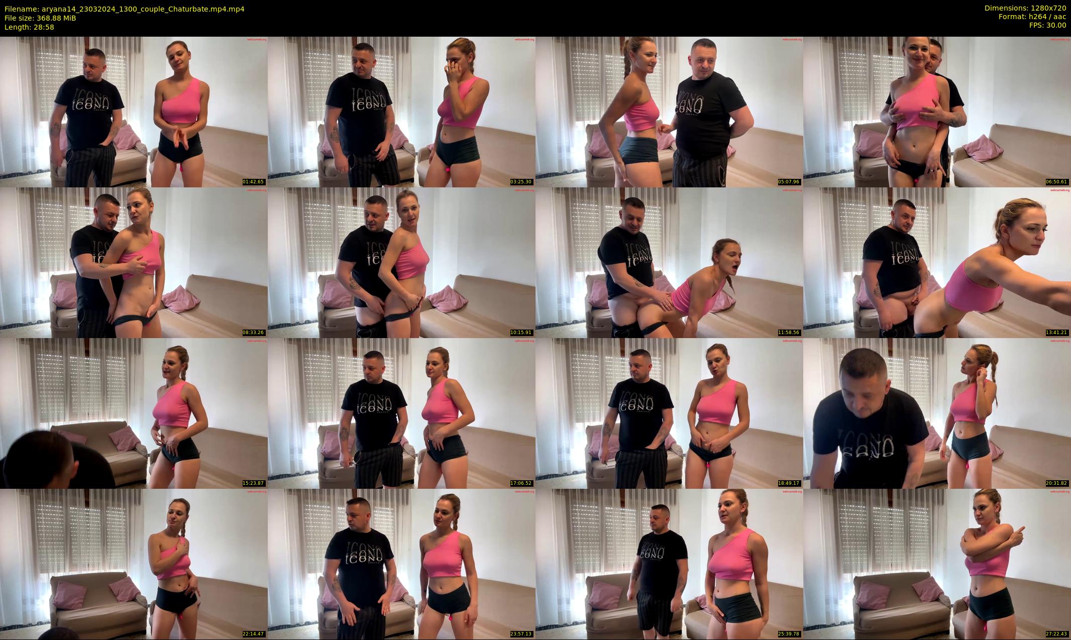 aryana14 — 29 minute Chaturbate couple cam show recording, 720p, Mar 23, 2024