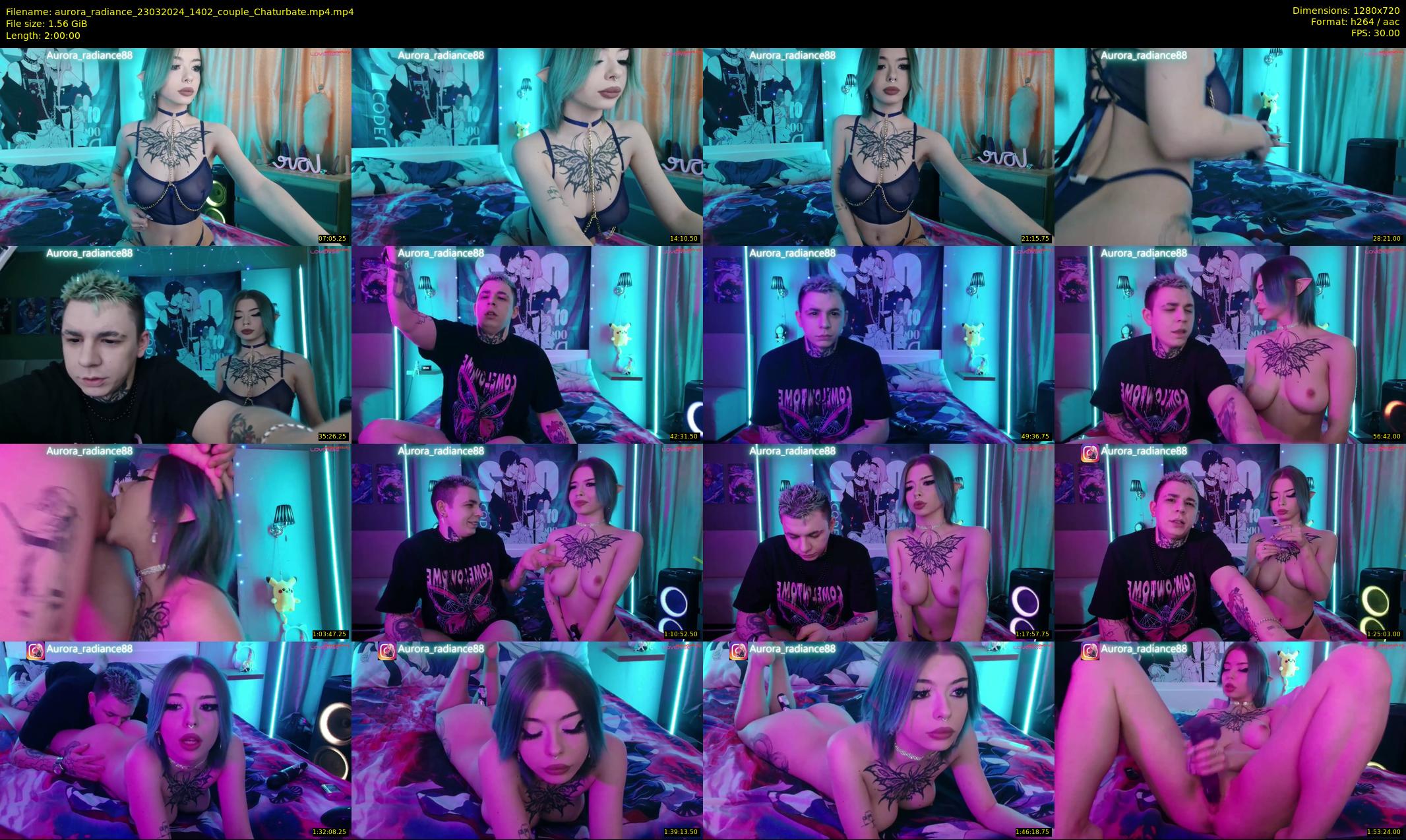 aurora_radiance — 120 minute Chaturbate couple cam show recording, 720p, Mar 23, 2024