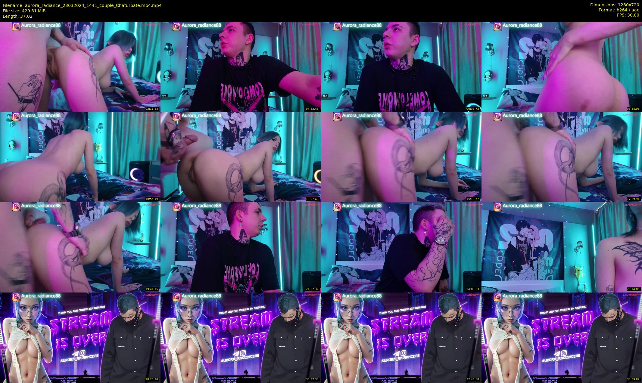 aurora_radiance — 38 minute Chaturbate couple cam show recording, 720p, Mar 23, 2024