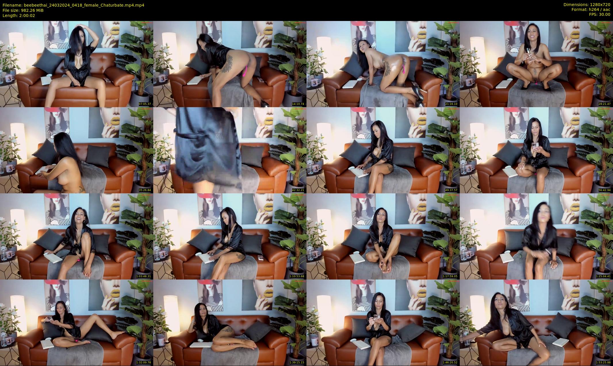 beebeethai — 121 minute Chaturbate female cam show recording, 720p, Mar 24, 2024