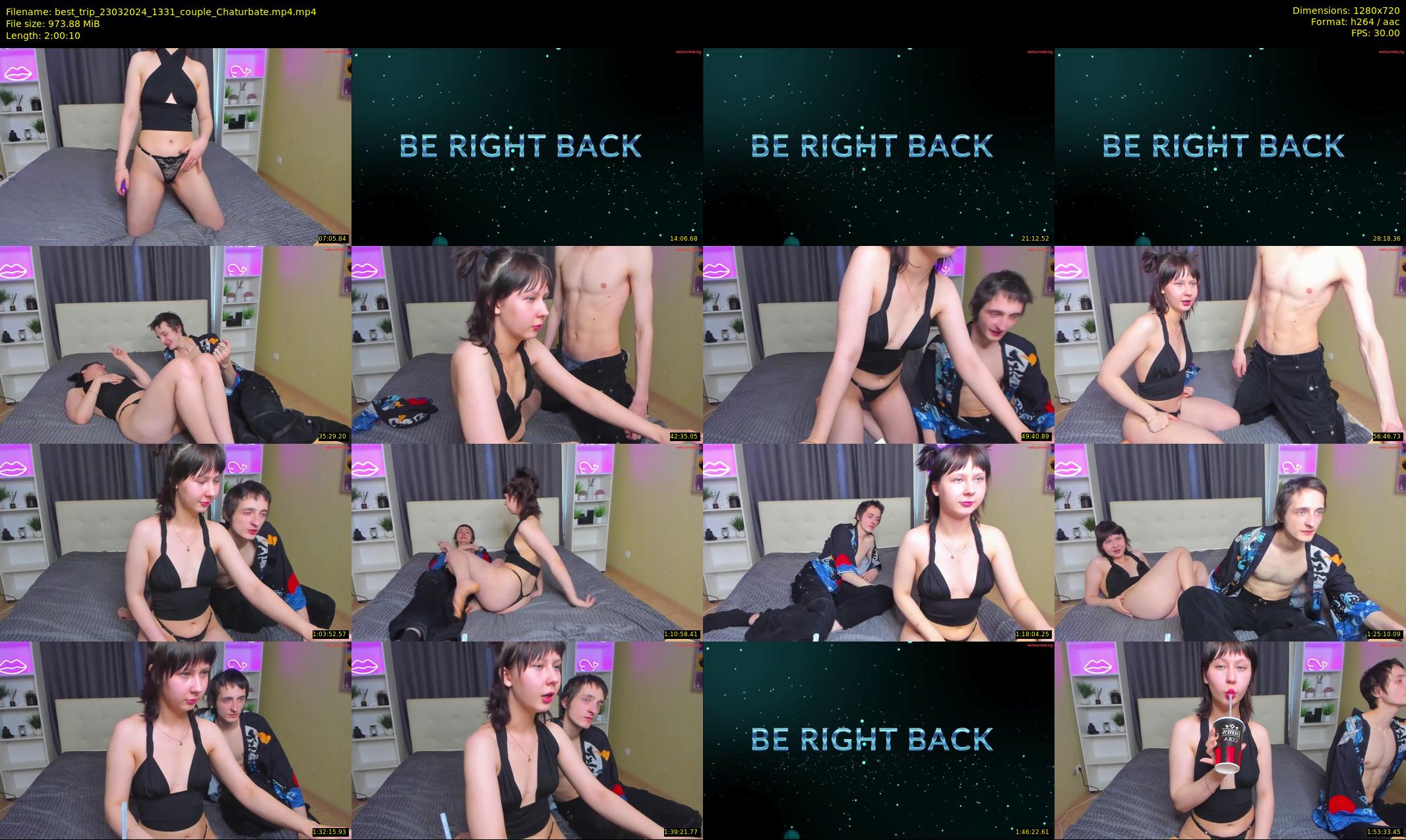 best_trip — 121 minute Chaturbate couple cam show recording, 720p, Mar 23, 2024