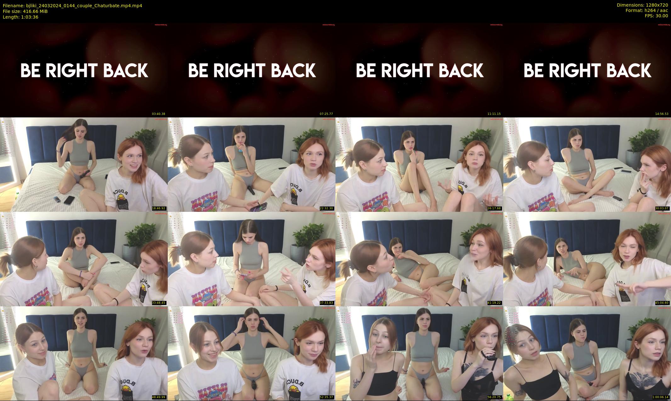 bjliki — 64 minute Chaturbate couple cam show recording, 720p, Mar 24, 2024