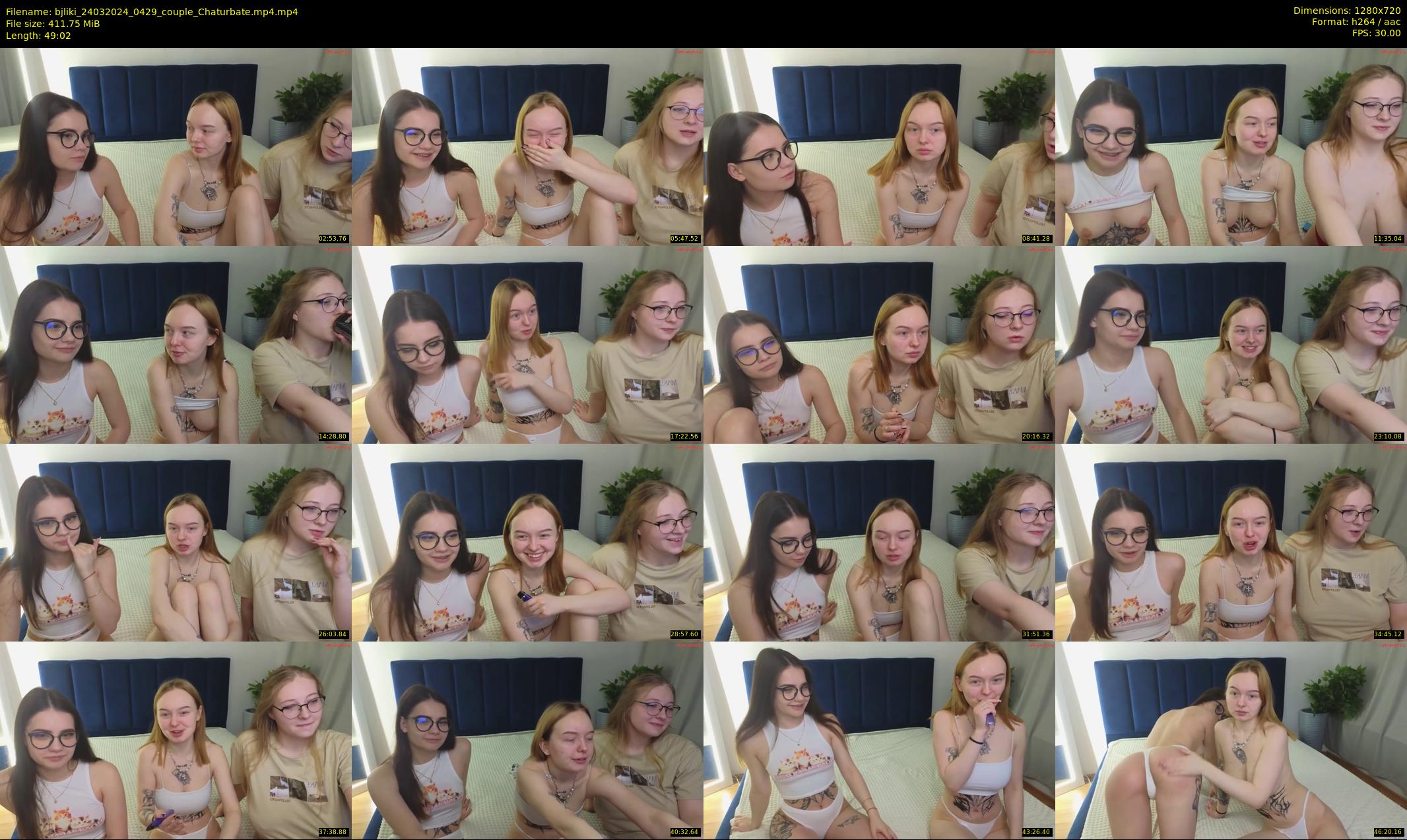 bjliki — 50 minute Chaturbate couple cam show recording, 720p, Mar 24, 2024