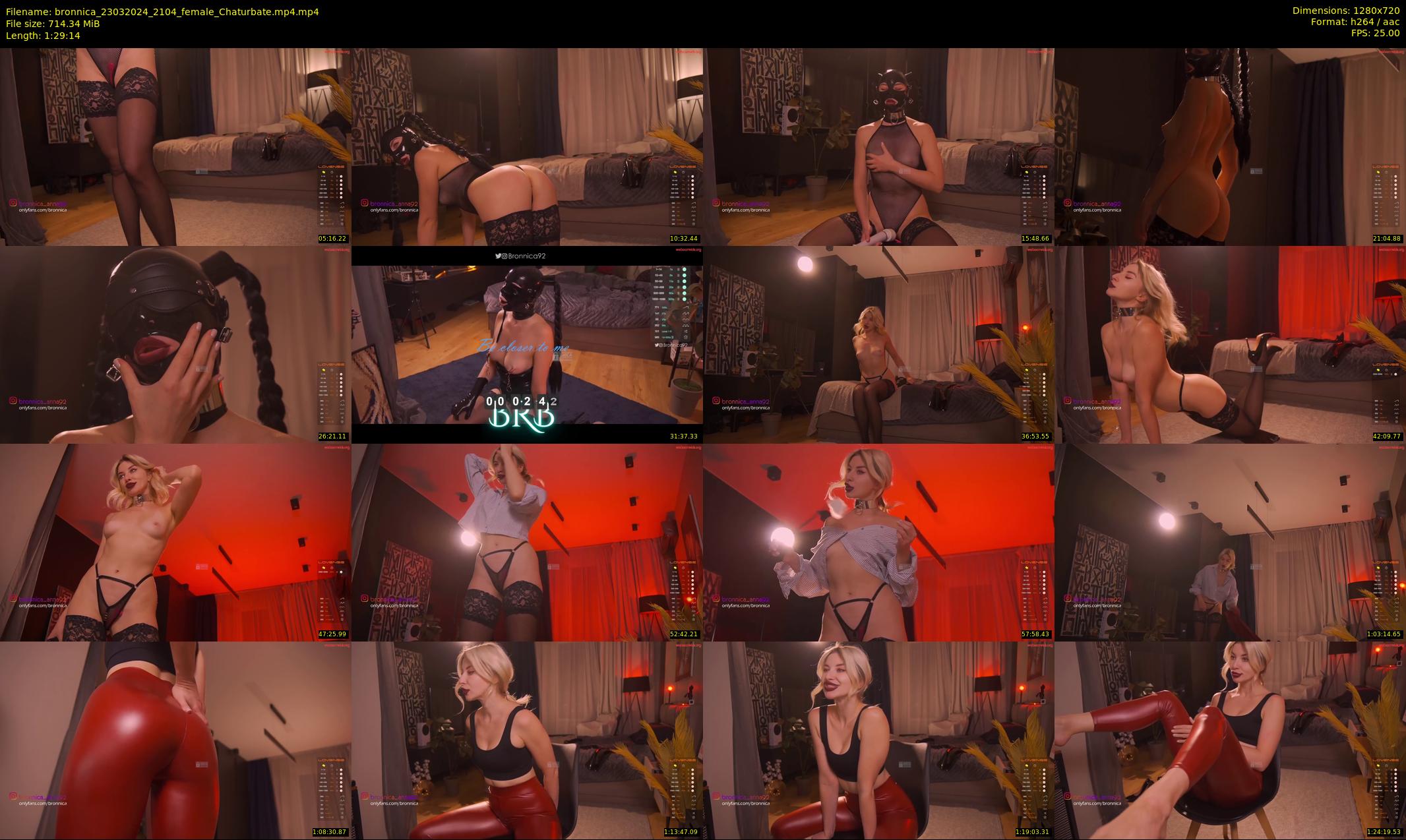 bronnica — 90 minute Chaturbate female cam show recording, 720p, Mar 23, 2024