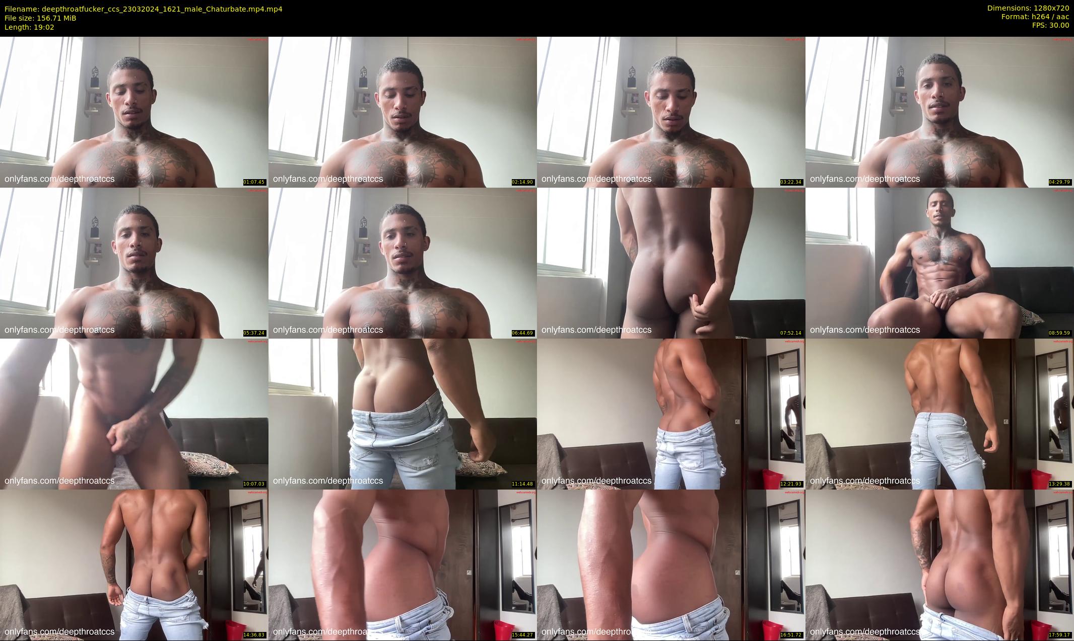 deepthroatfucker_ccs — 20 minute Chaturbate male cam show recording, 720p, Mar 23, 2024