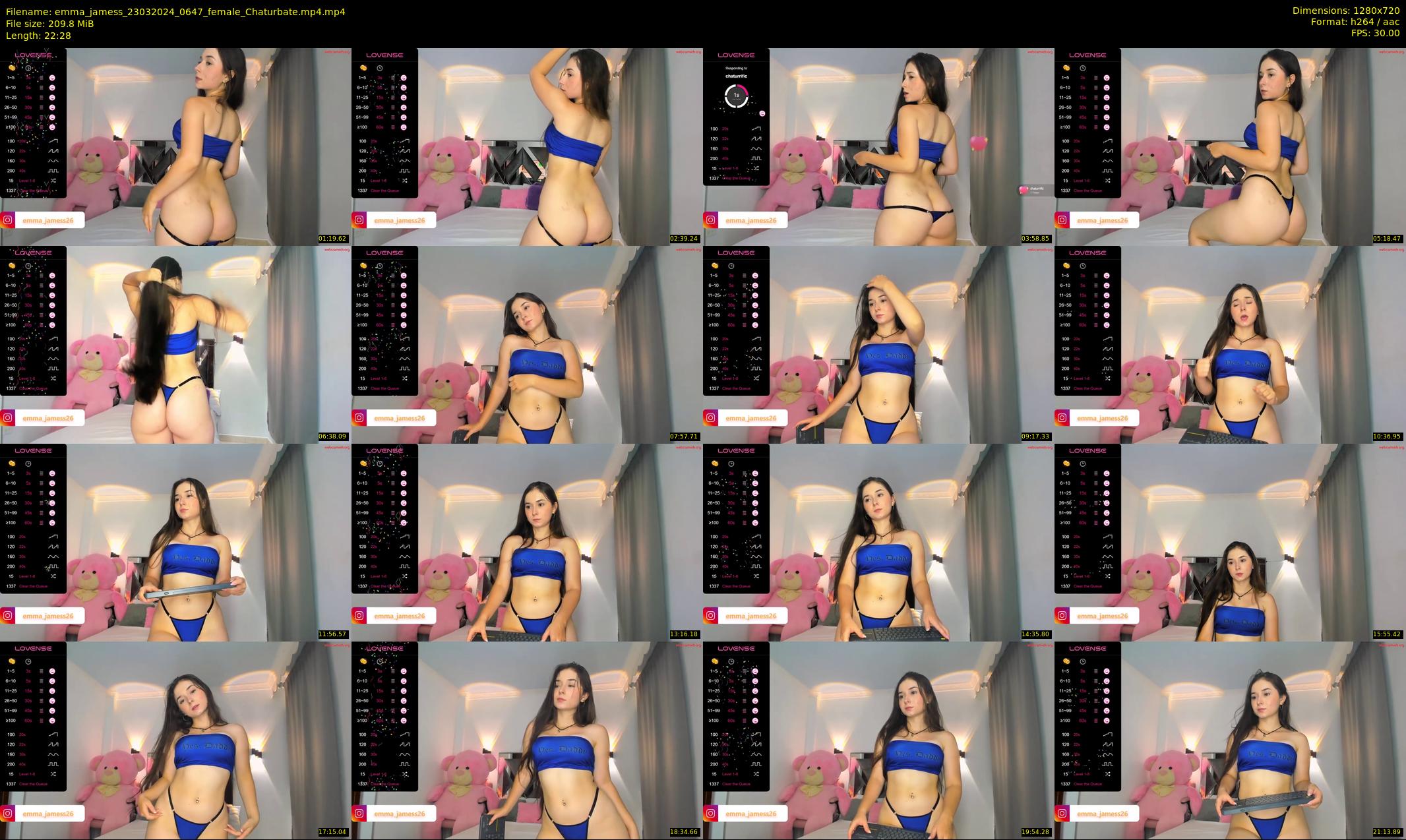emma_jamess — 23 minute Chaturbate female cam show recording, 720p, Mar 23, 2024