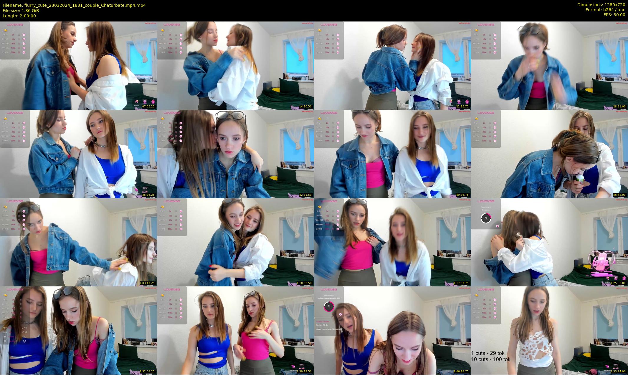 flurry_cute — 120 minute Chaturbate couple cam show recording, 720p, Mar 23, 2024