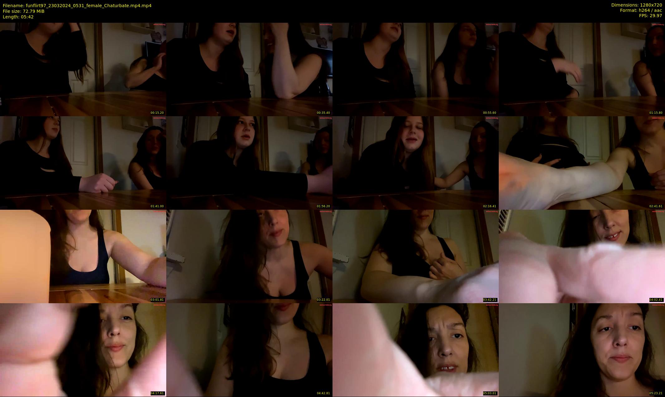 funflirt97 — 6 minute Chaturbate female cam show recording, 720p, Mar 23, 2024
