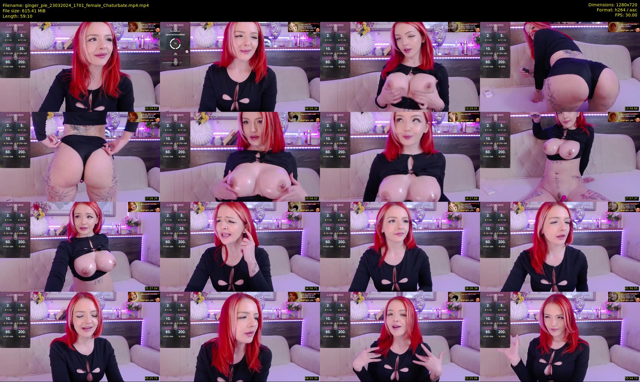 ginger_pie — 60 minute Chaturbate female cam show recording, 720p, Mar 23, 2024