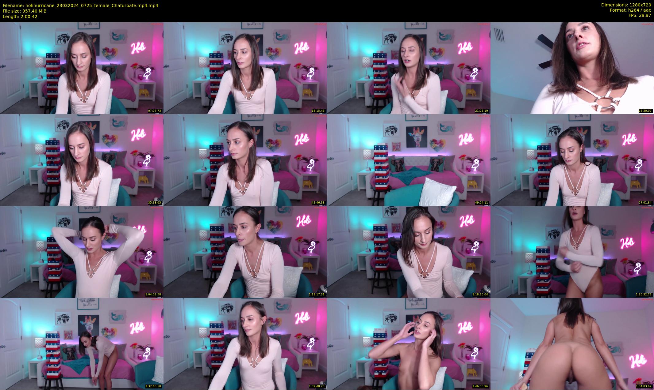 holihurricane — 121 minute Chaturbate female cam show recording, 720p, Mar 23, 2024
