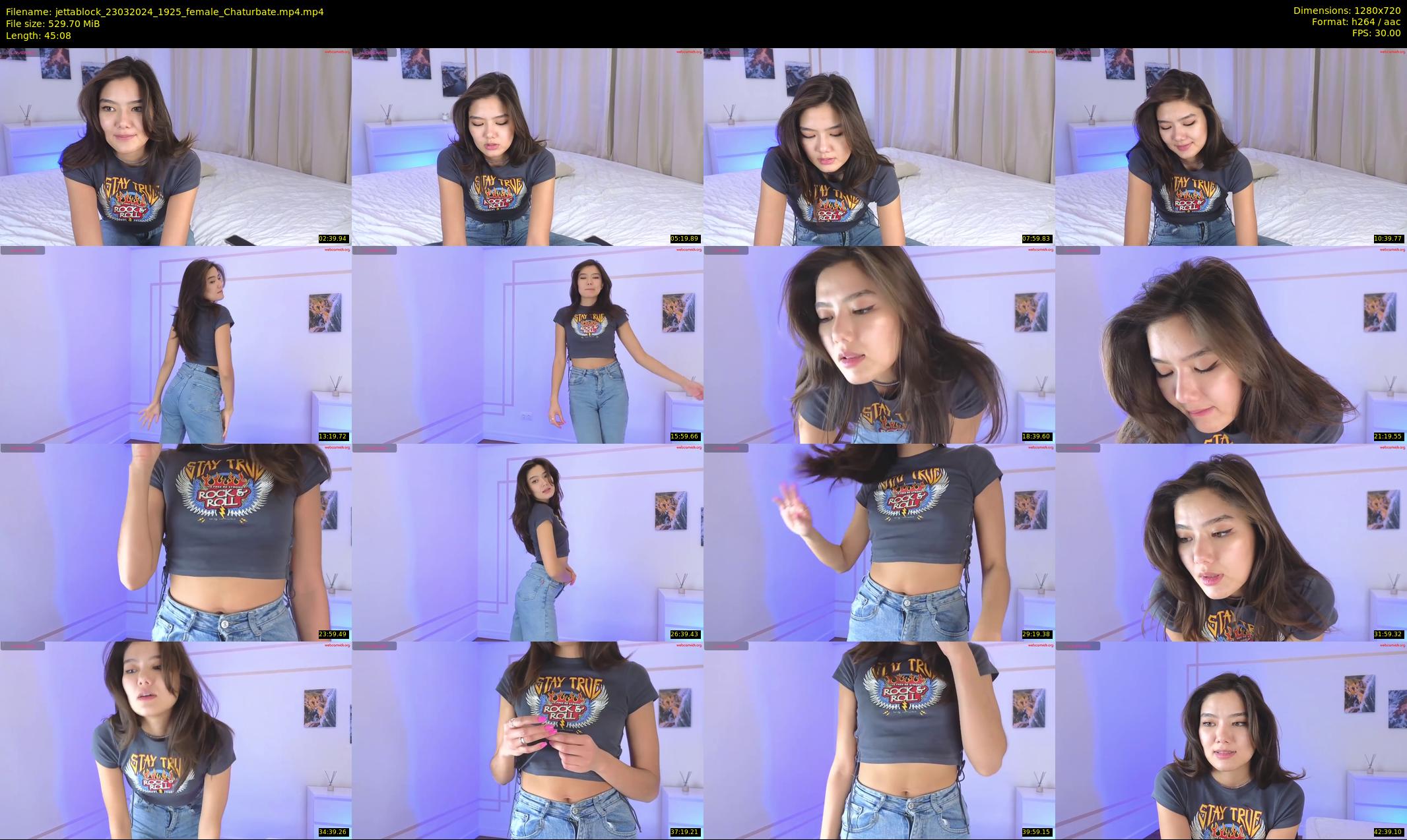 jettablock — 46 minute Chaturbate female cam show recording, 720p, Mar 23, 2024