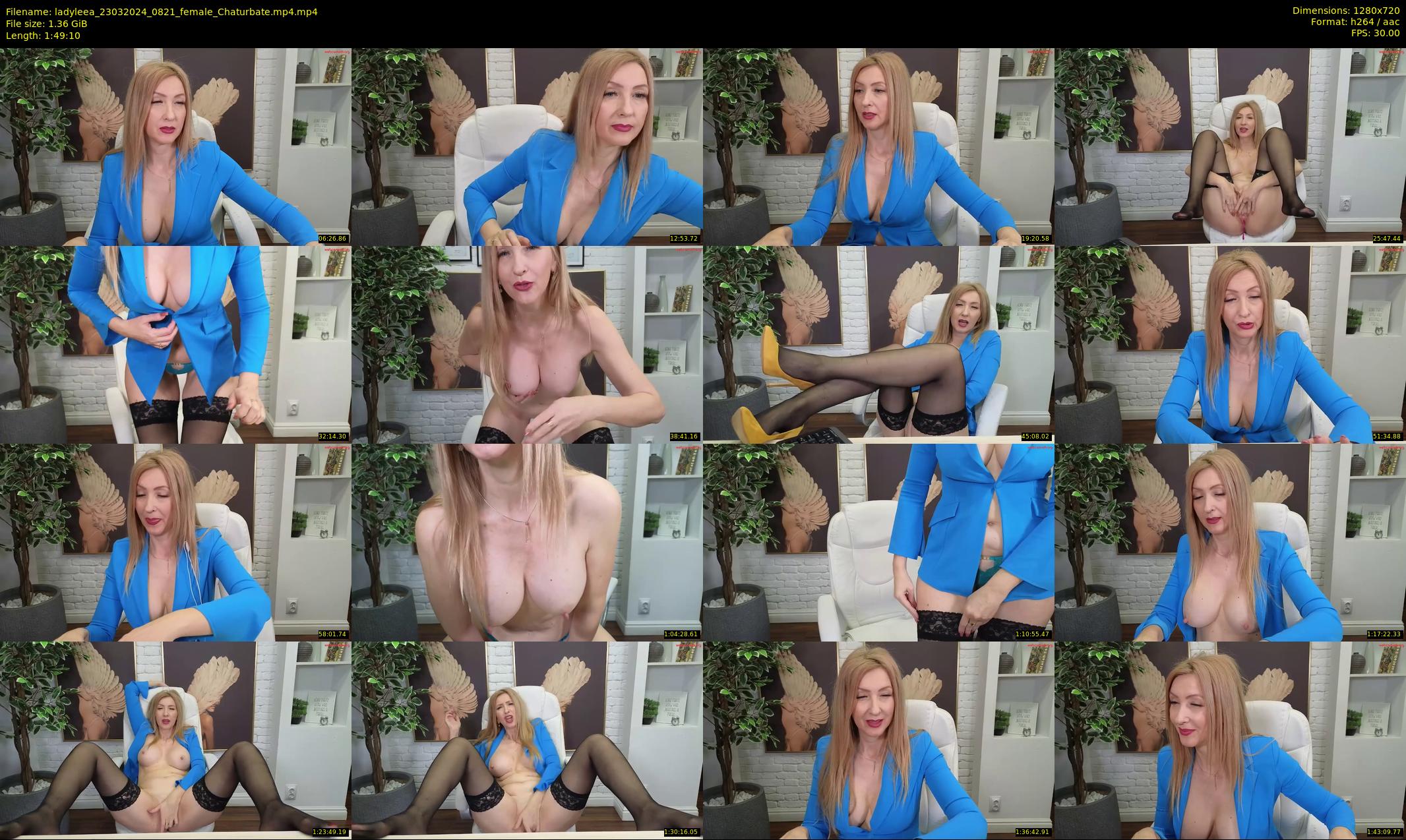 ladyleea — 110 minute Chaturbate female cam show recording, 720p, Mar 23, 2024