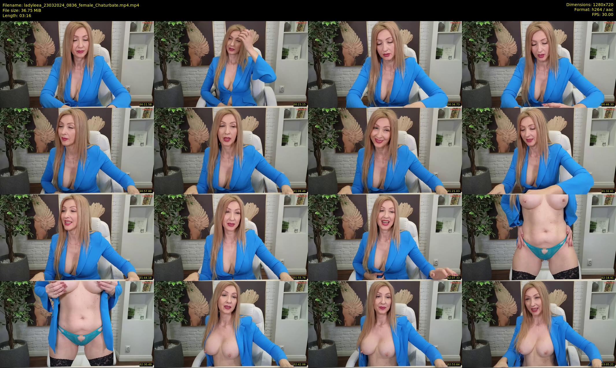 ladyleea — 4 minute Chaturbate female cam show recording, 720p, Mar 23, 2024