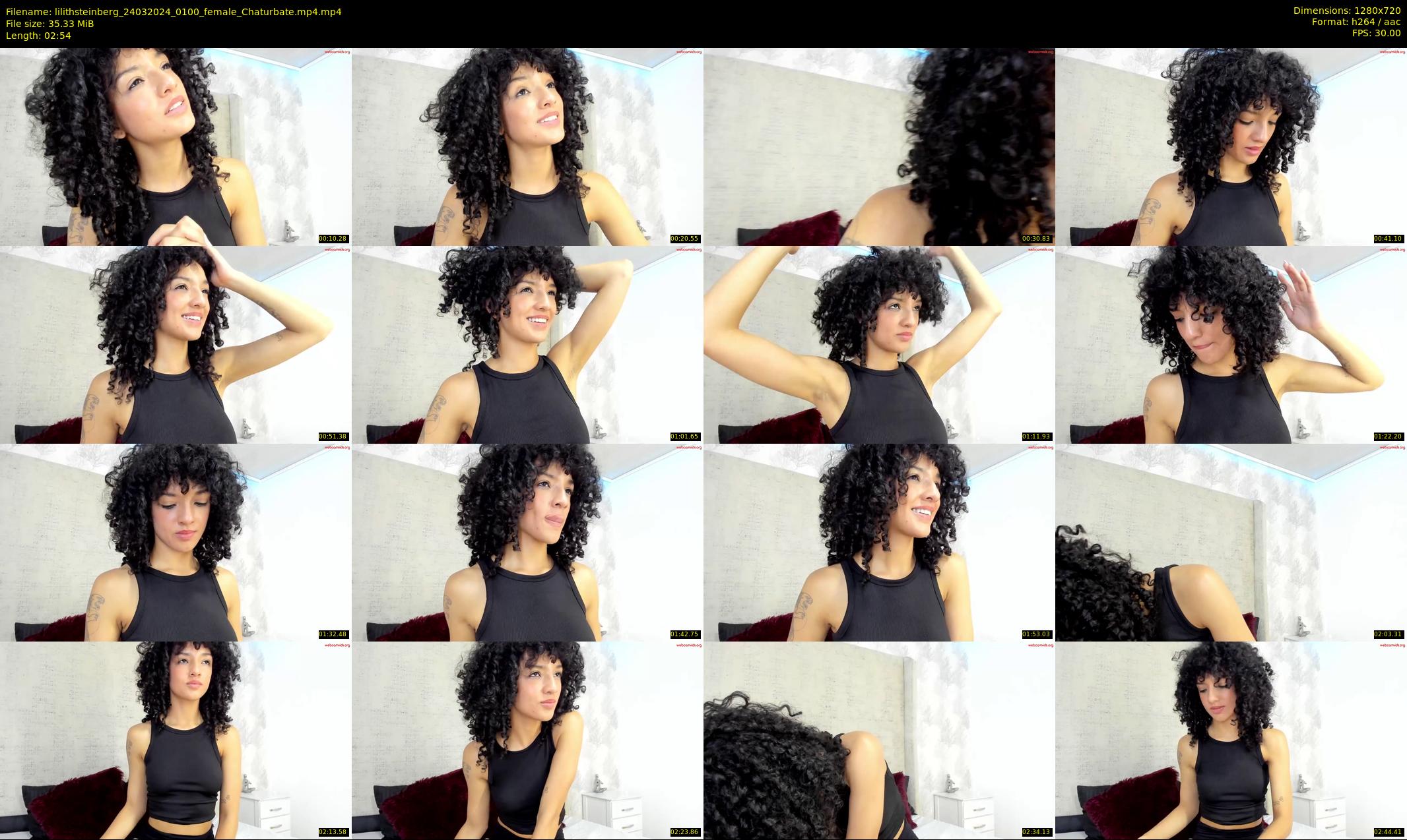 lilithsteinberg — 3 minute Chaturbate female cam show recording, 720p, Mar 24, 2024
