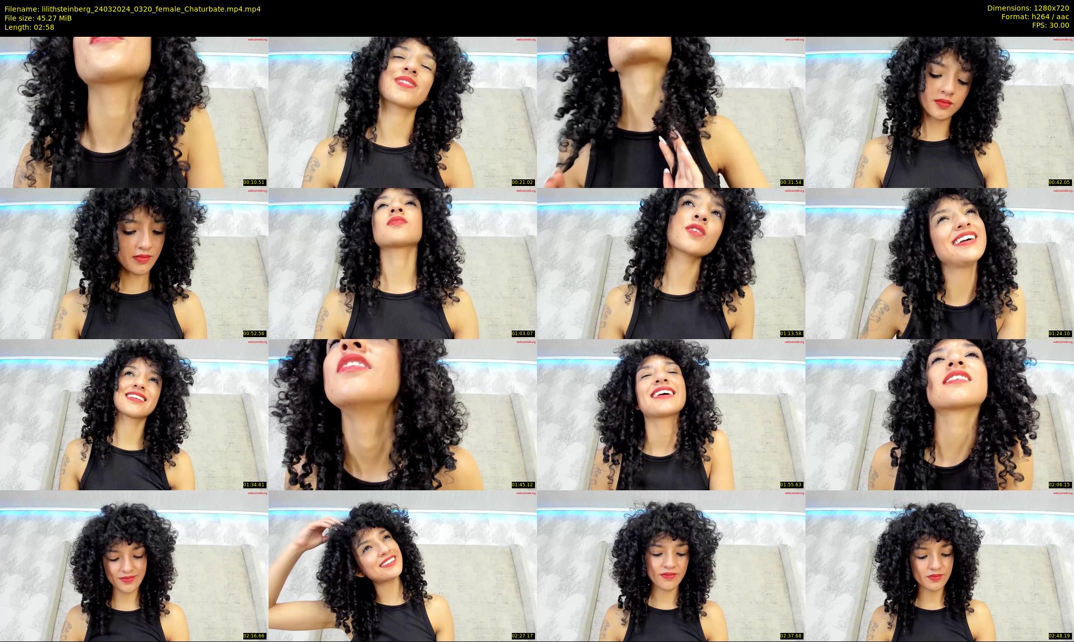 lilithsteinberg — 3 minute Chaturbate female cam show recording, 720p, Mar 24, 2024