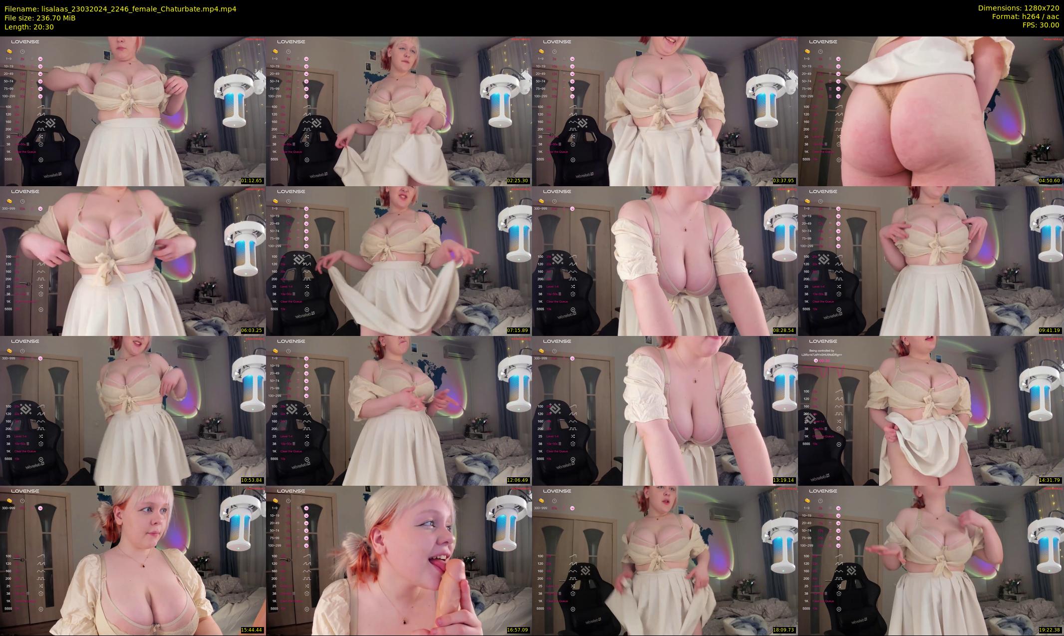lisalaas — 21 minute Chaturbate female cam show recording, 720p, Mar 23, 2024