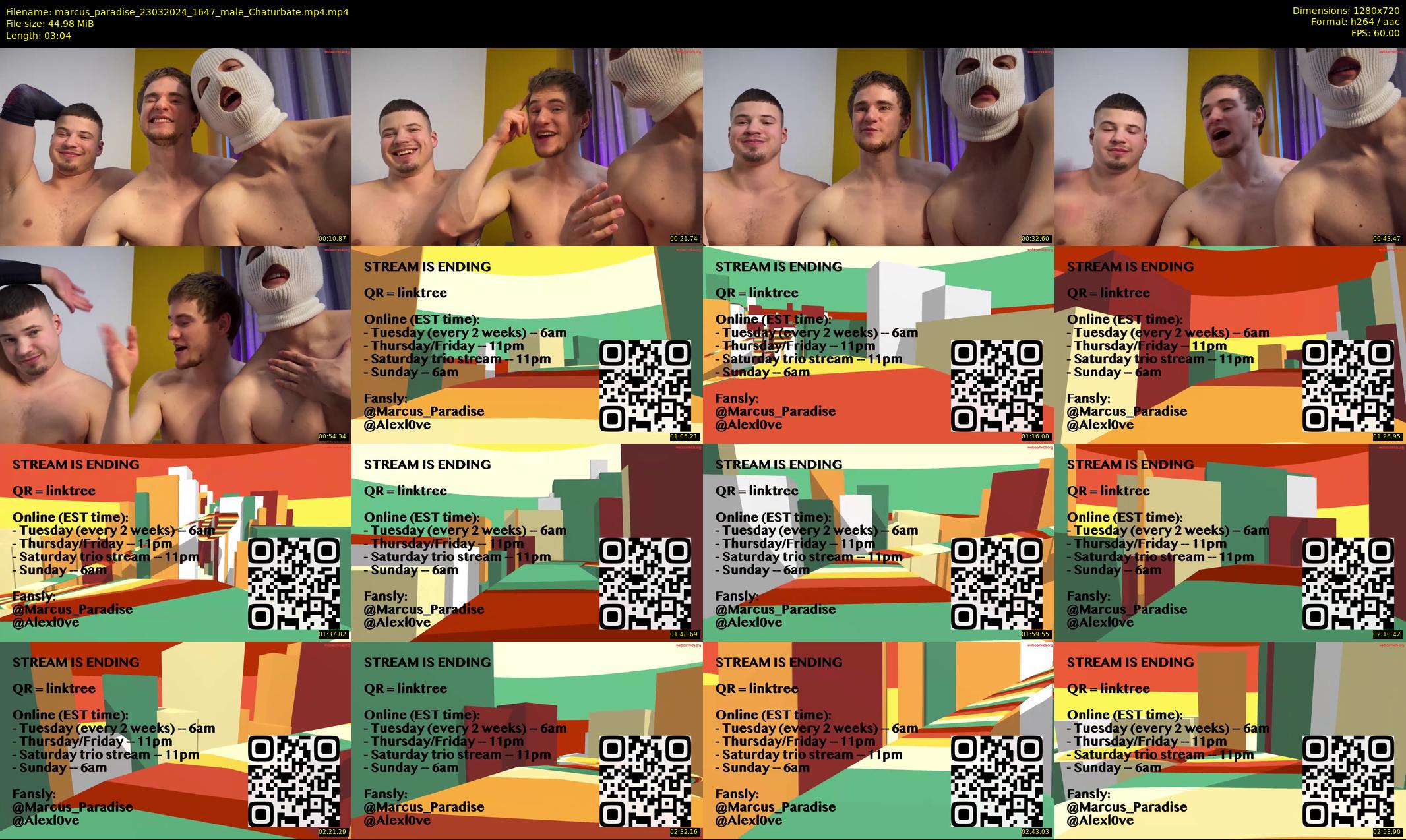 marcus_paradise — 4 minute Chaturbate male cam show recording, 720p, Mar 23, 2024