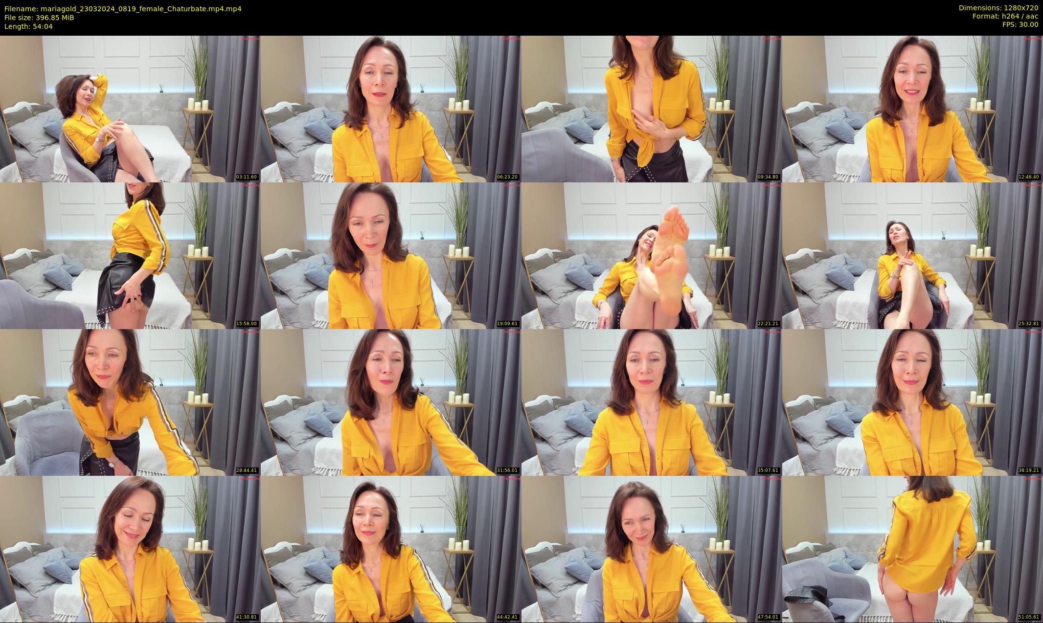 mariagold — 55 minute Chaturbate female cam show recording, 720p, Mar 23, 2024
