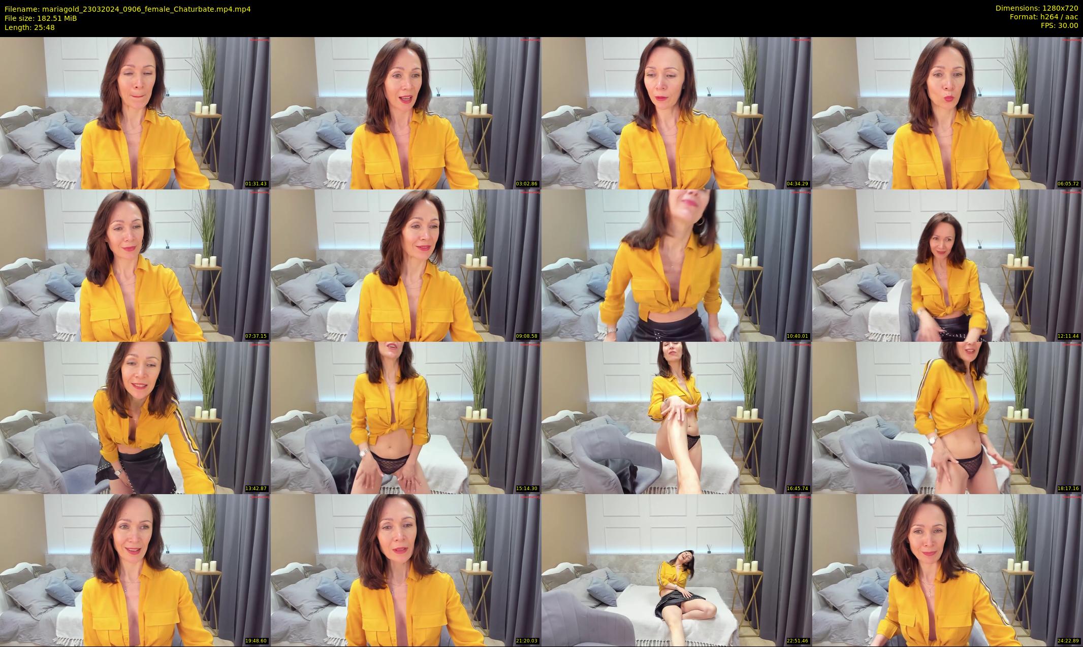 mariagold — 26 minute Chaturbate female cam show recording, 720p, Mar 23, 2024