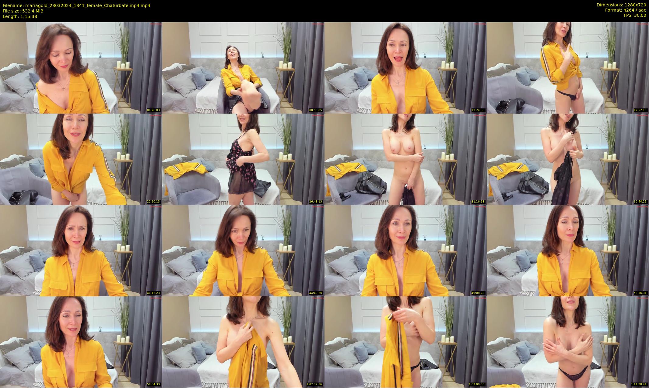 mariagold — 76 minute Chaturbate female cam show recording, 720p, Mar 23, 2024
