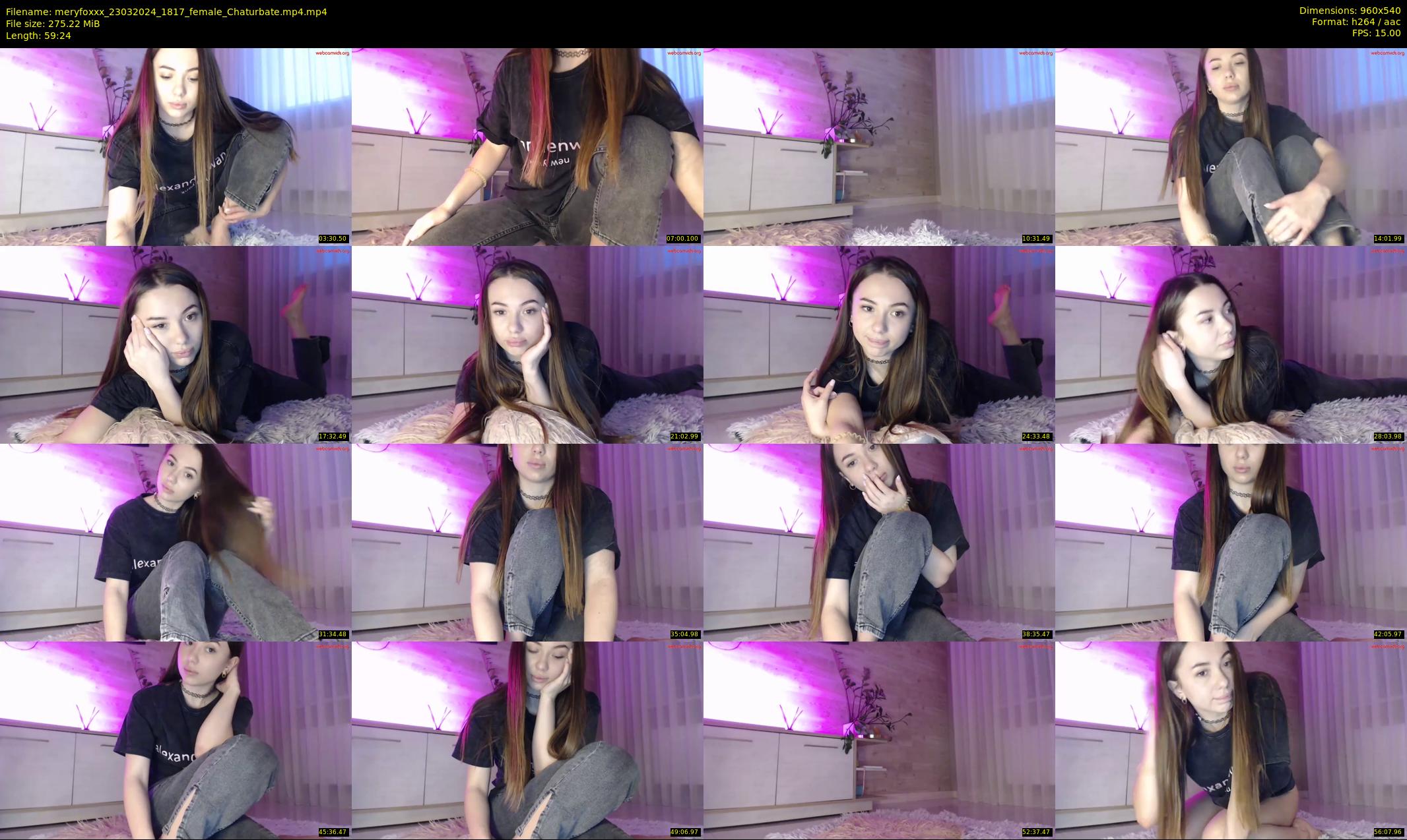 meryfoxxx — 60 minute Chaturbate female cam show recording, 480p, Mar 23, 2024
