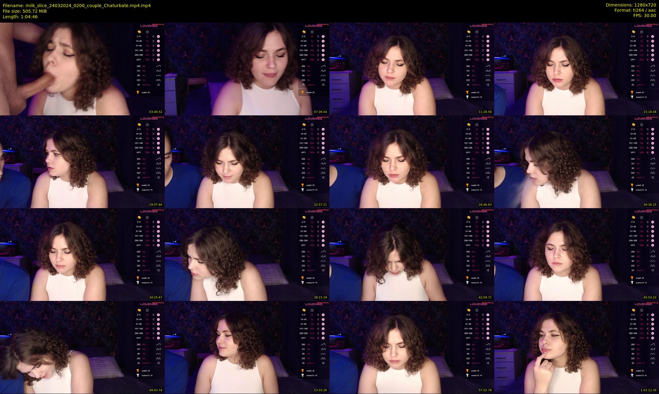 milk_slice — 65 minute Chaturbate couple cam show recording, 720p, Mar 24, 2024