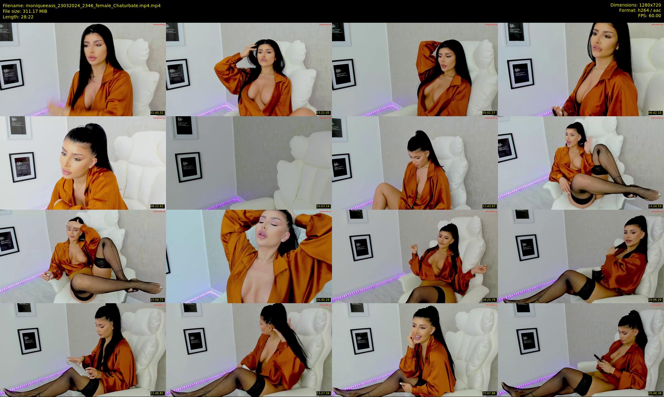 moniqueeass — 29 minute Chaturbate female cam show recording, 720p, Mar 23, 2024