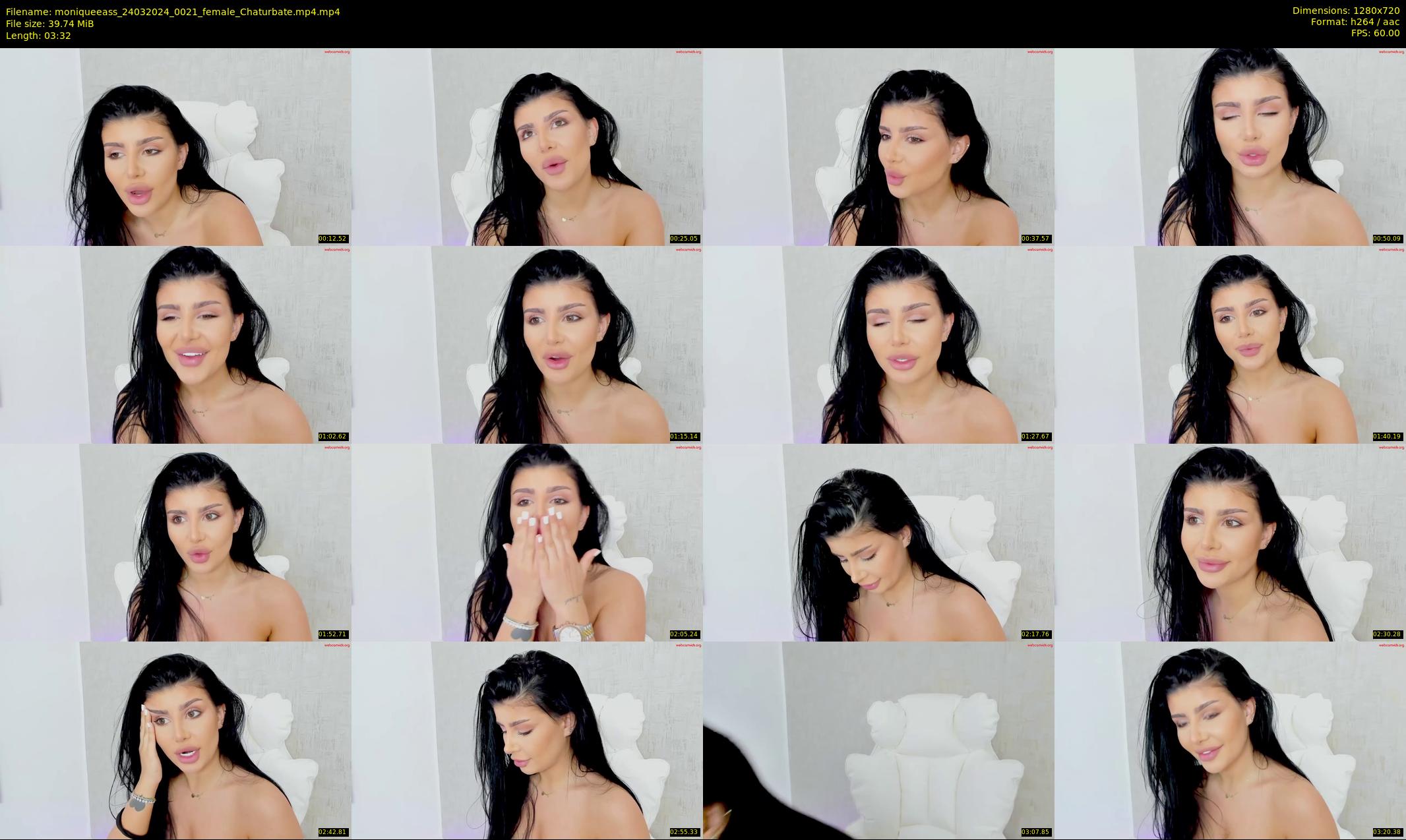 moniqueeass — 4 minute Chaturbate female cam show recording, 720p, Mar 24, 2024