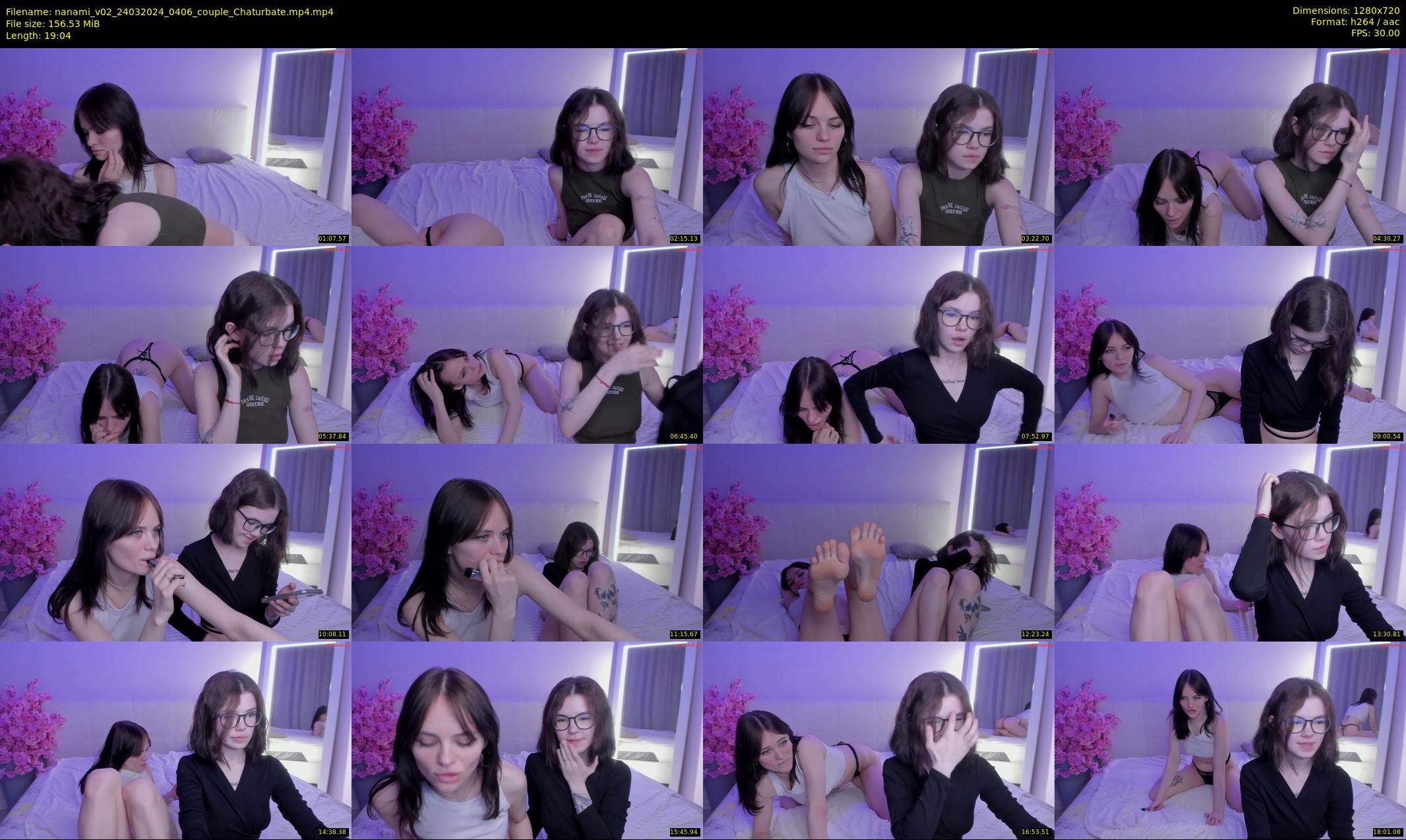 nanami_v02 — 20 minute Chaturbate couple cam show recording, 720p, Mar 24, 2024
