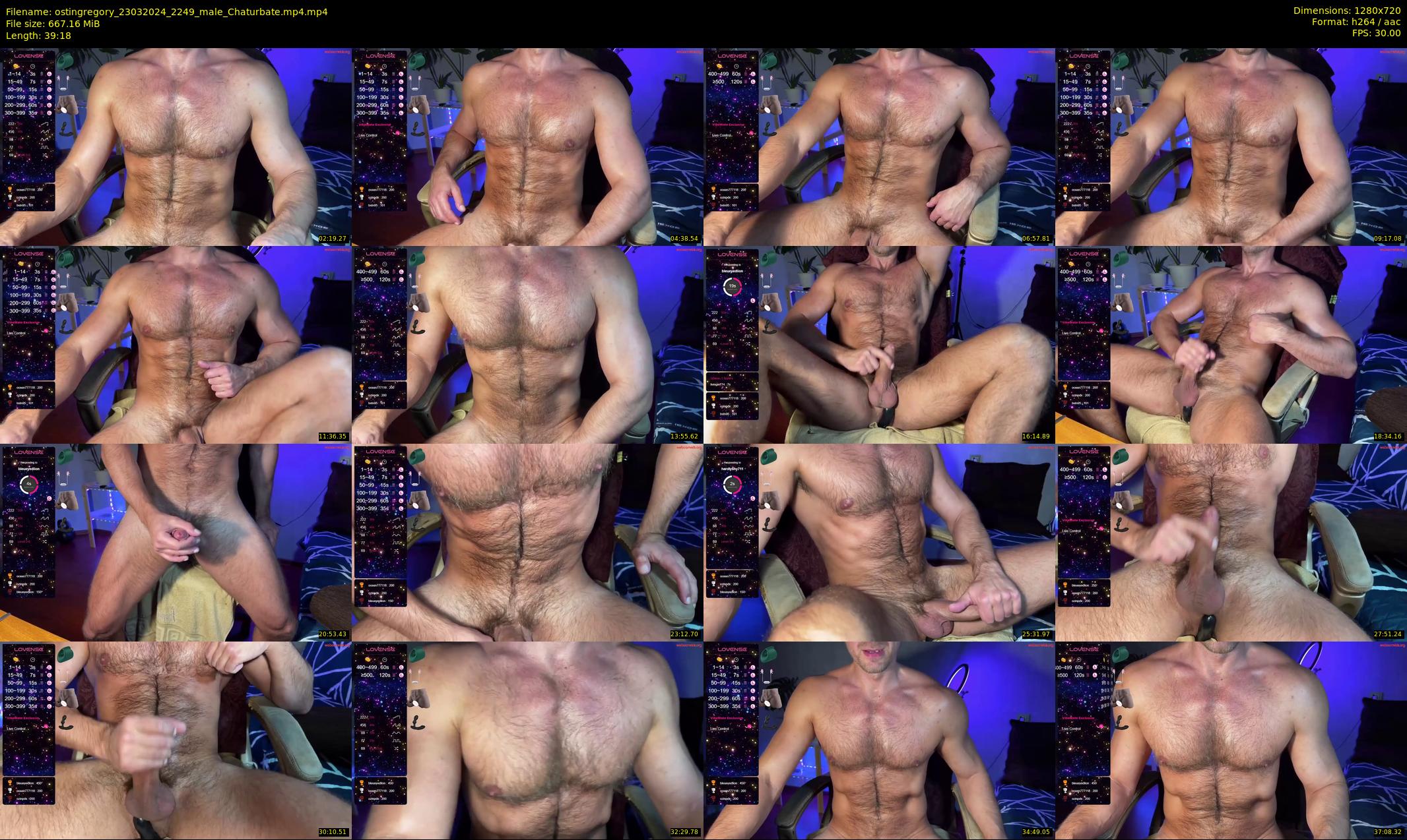 ostingregory — 40 minute Chaturbate male cam show recording, 720p, Mar 23, 2024