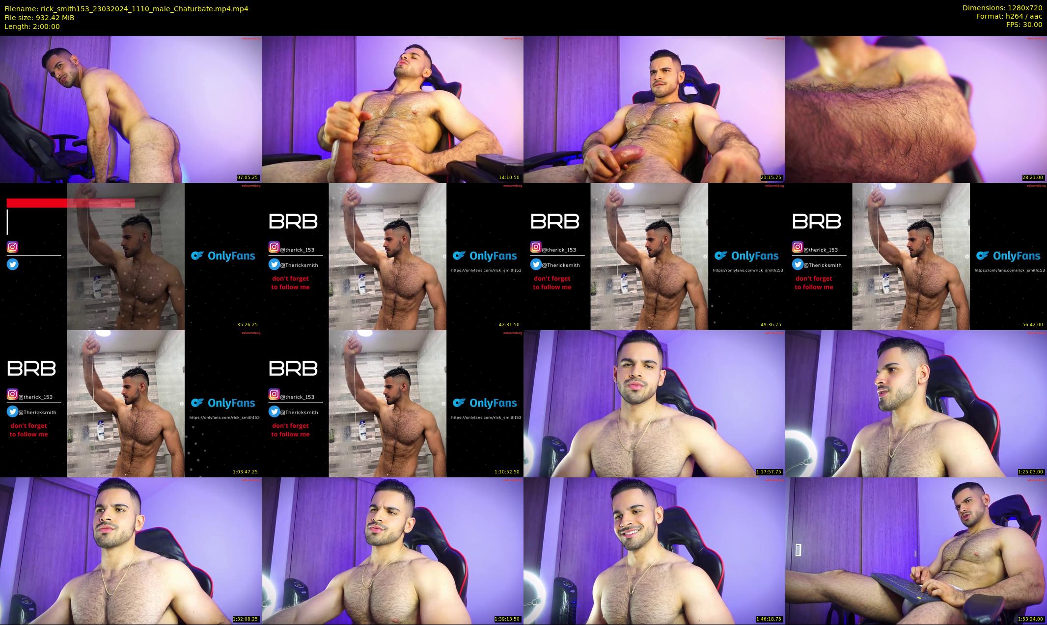 rick_smith153 — 120 minute Chaturbate male cam show recording, 720p, Mar 23, 2024
